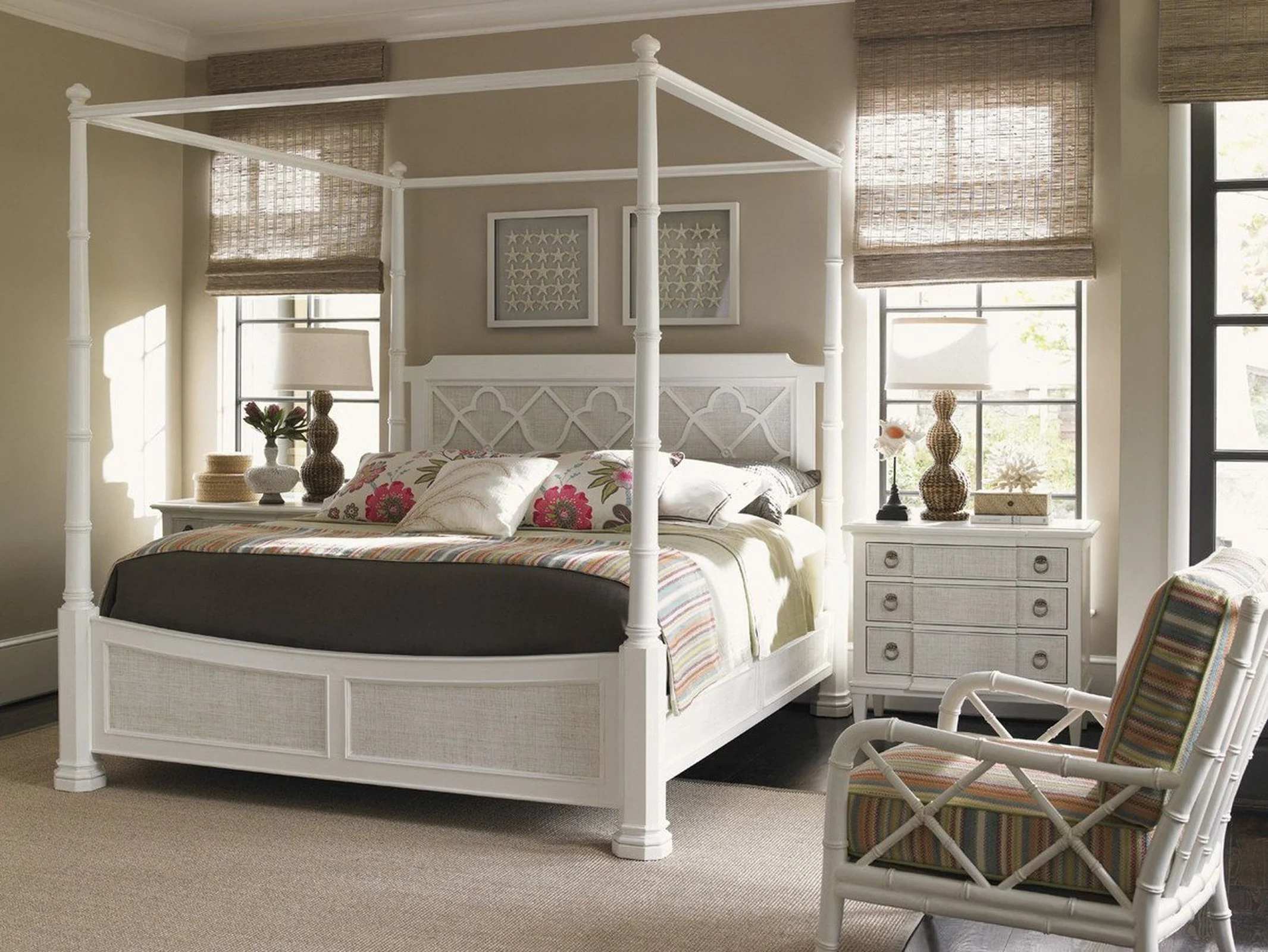 Tommy Bahama Home Ivory Key Southampton Poster Bed - Image 2