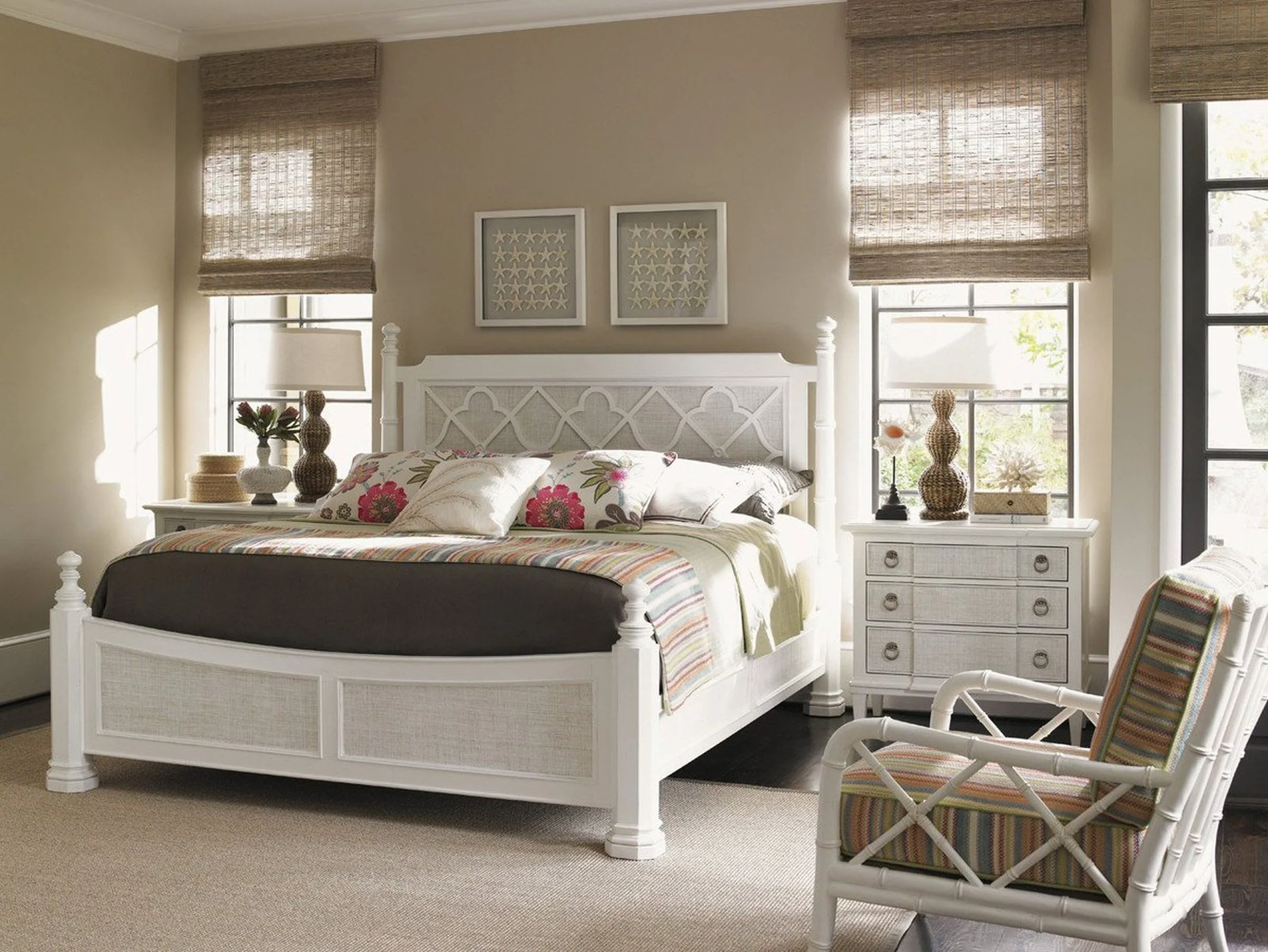 Tommy Bahama Home Ivory Key Southampton Poster Bed - Image 4
