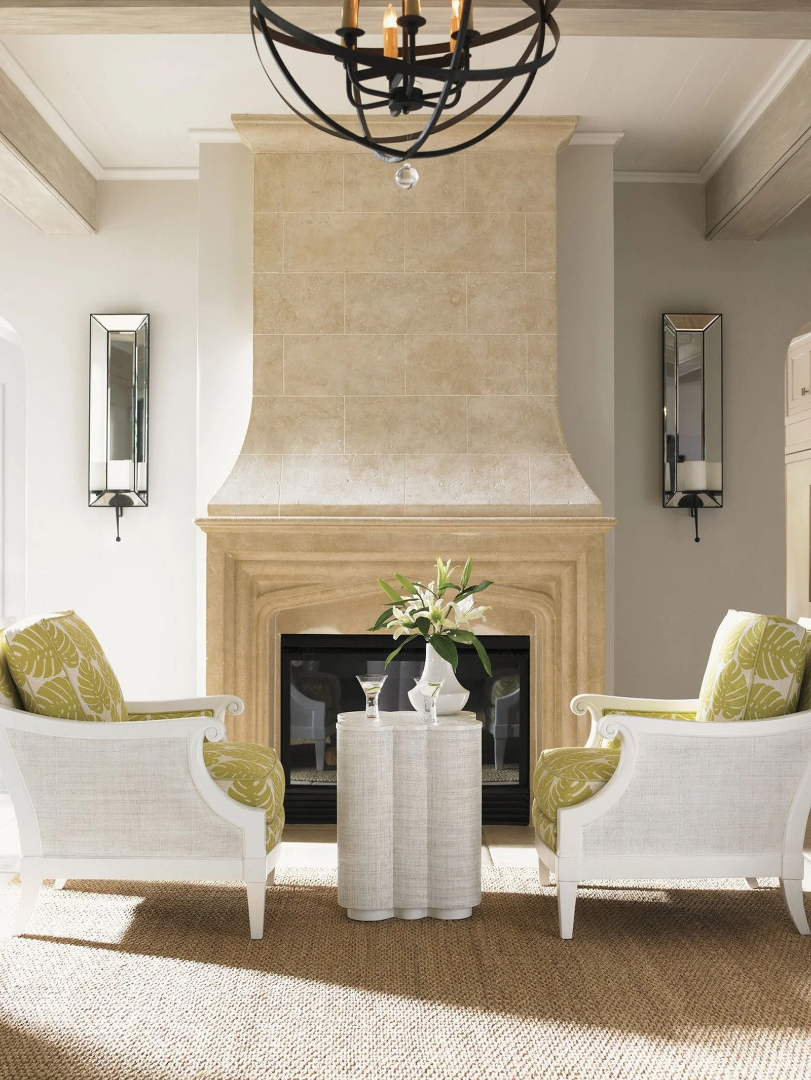 Tommy Bahama Home Ivory Key Spar Point Chairside Table - Image 4