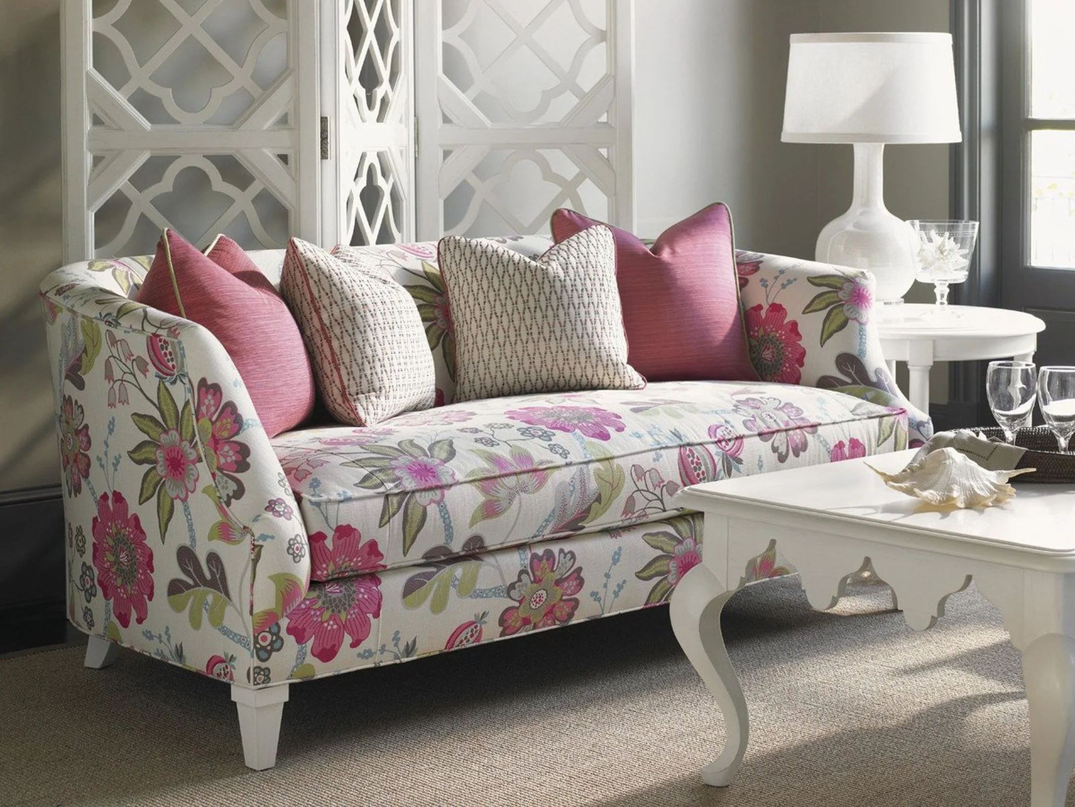 Tommy Bahama Home Ivory Key Swan Island Sofa - Image 2