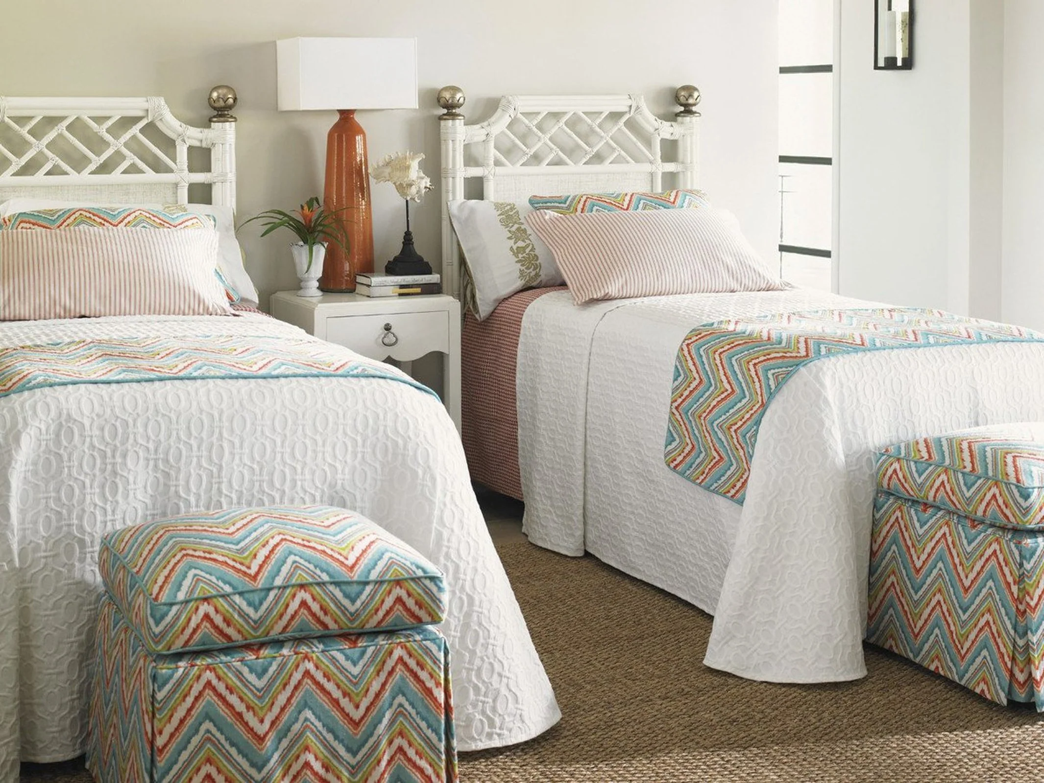 Tommy Bahama Home Ivory Key Water Street Bedside Table - Image 3