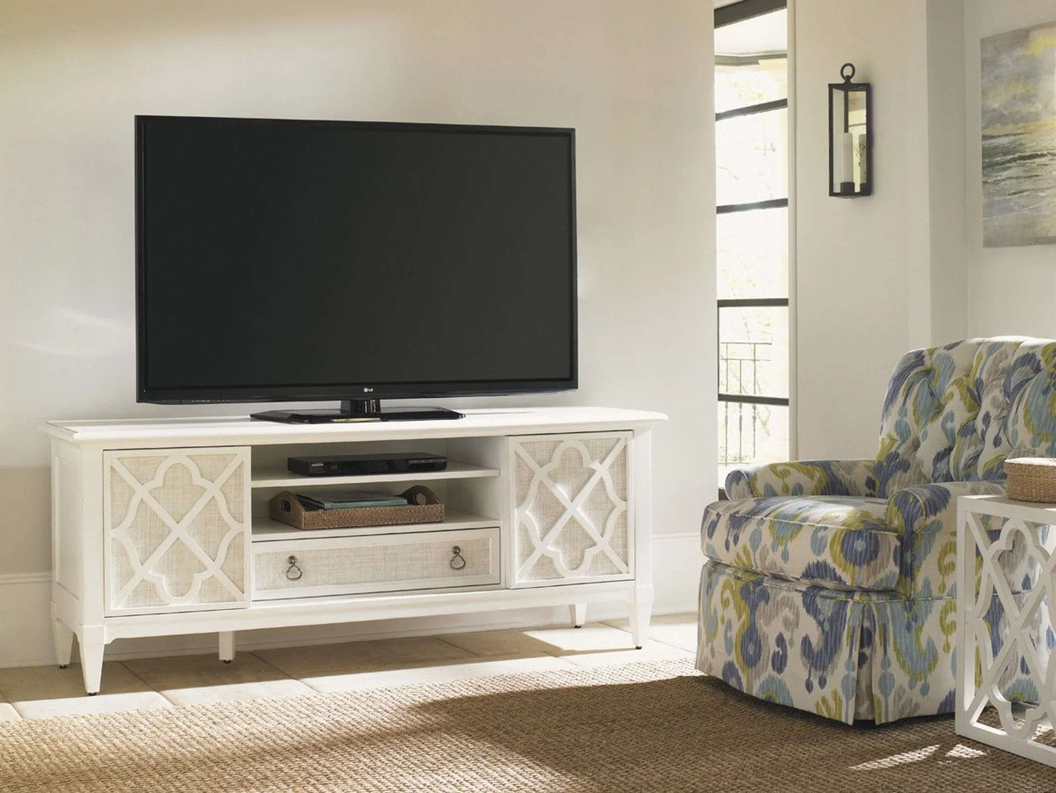 Tommy Bahama Home Ivory Key Wharf Street Media Console - Image 3