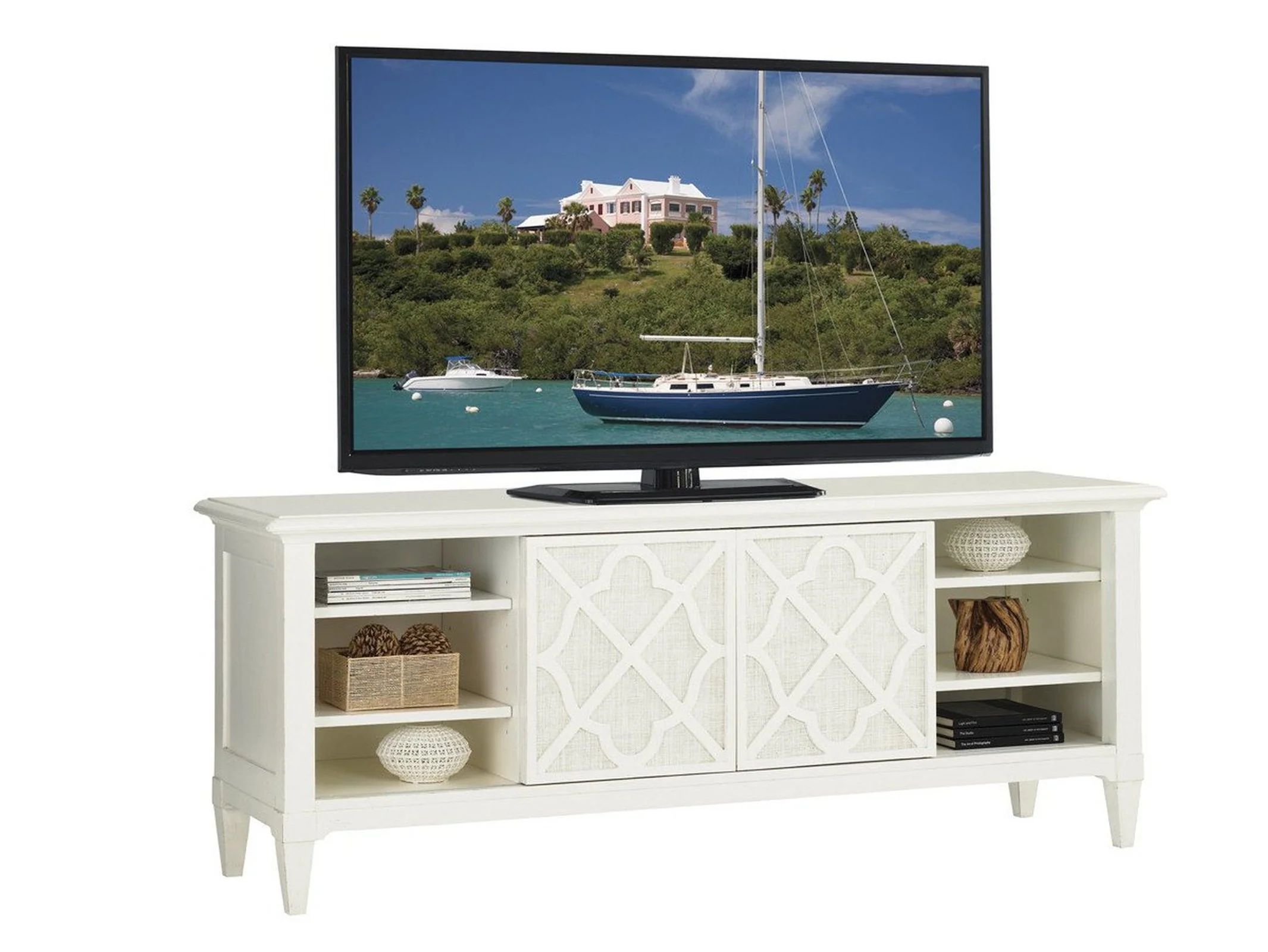 Tommy Bahama Home Ivory Key Wharf Street Media Console - Image 4
