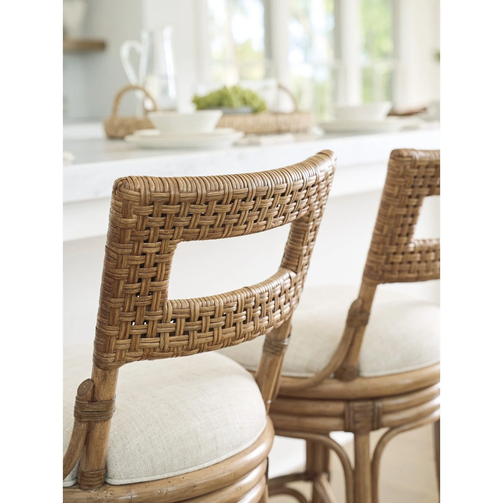 Tommy Bahama Home Key Biscayne Bay Harbour Swivel Counter Stool - Image 3