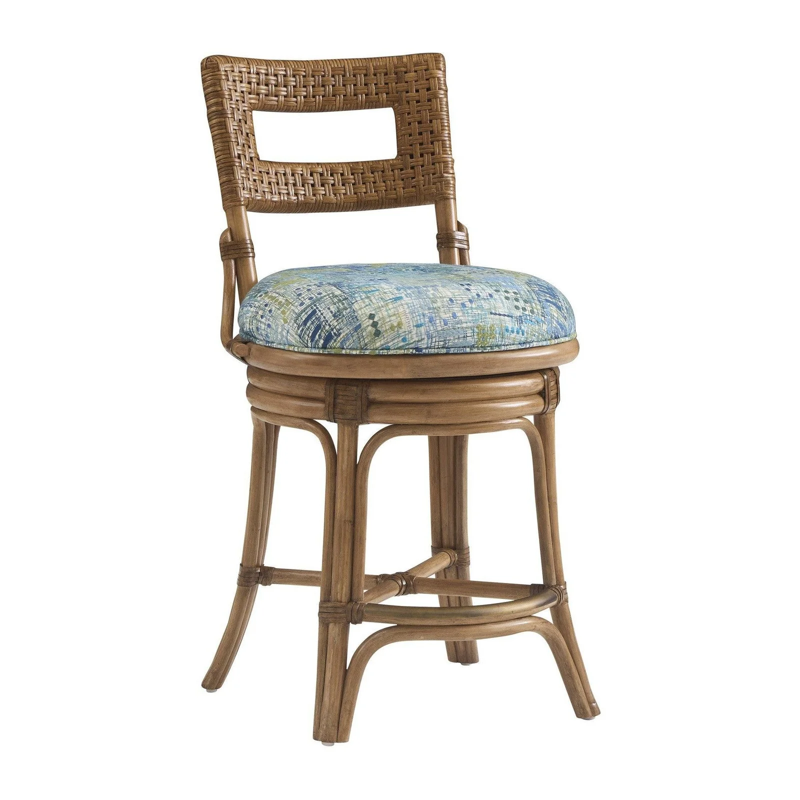 Tommy Bahama Home Key Biscayne Bay Harbour Swivel Counter Stool - Image 5