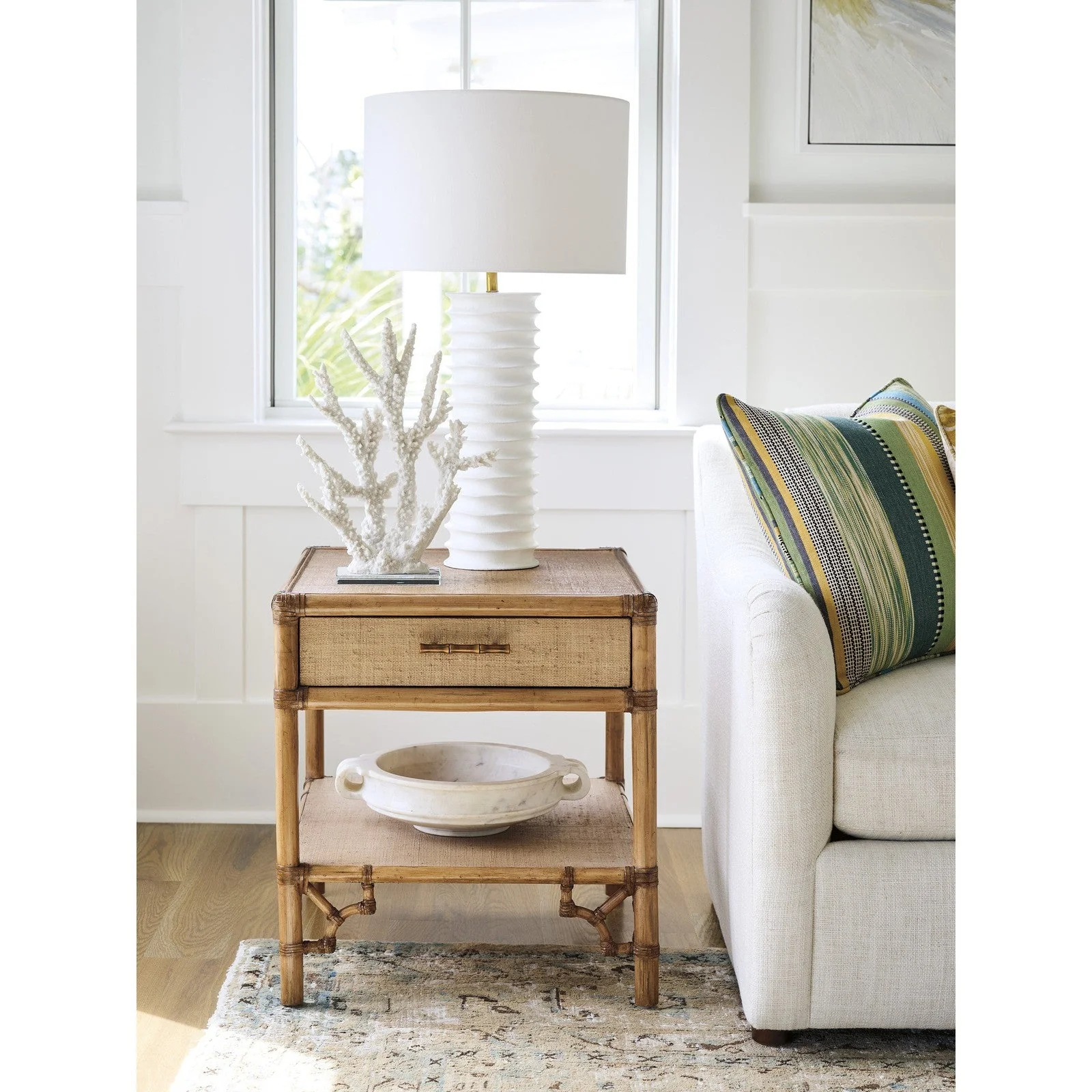 Tommy Bahama Home Key Biscayne Bayfront Rectangular End Table - Image 2