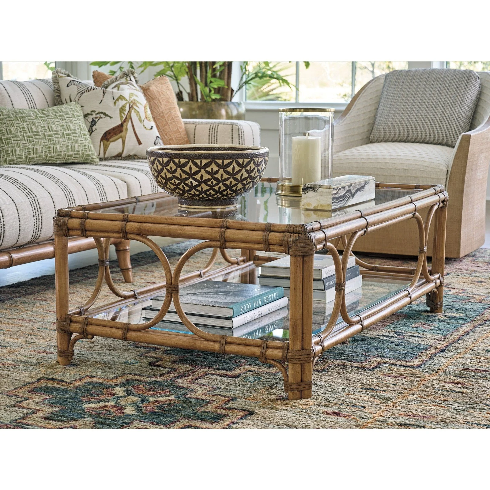 Tommy Bahama Home Key Biscayne Deering Bay Rectangular Cocktail Table - Image 2