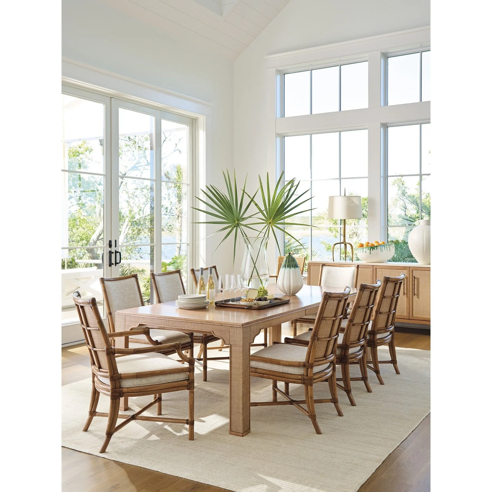 Tommy Bahama Home Key Biscayne Delano Woven Arm Chair - Image 3