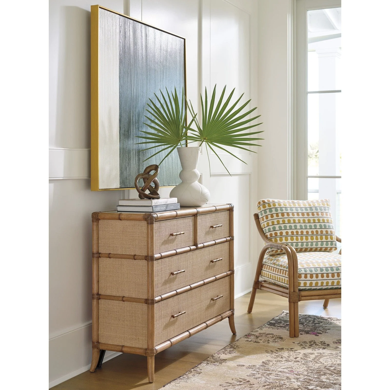 Tommy Bahama Home Key Biscayne Dolphin Cay Hall Chest - Image 2