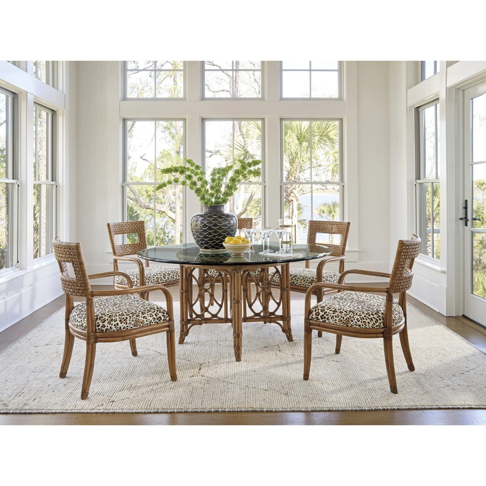 Tommy Bahama Home Key Biscayne Emerald Bay Dining Table - Image 2