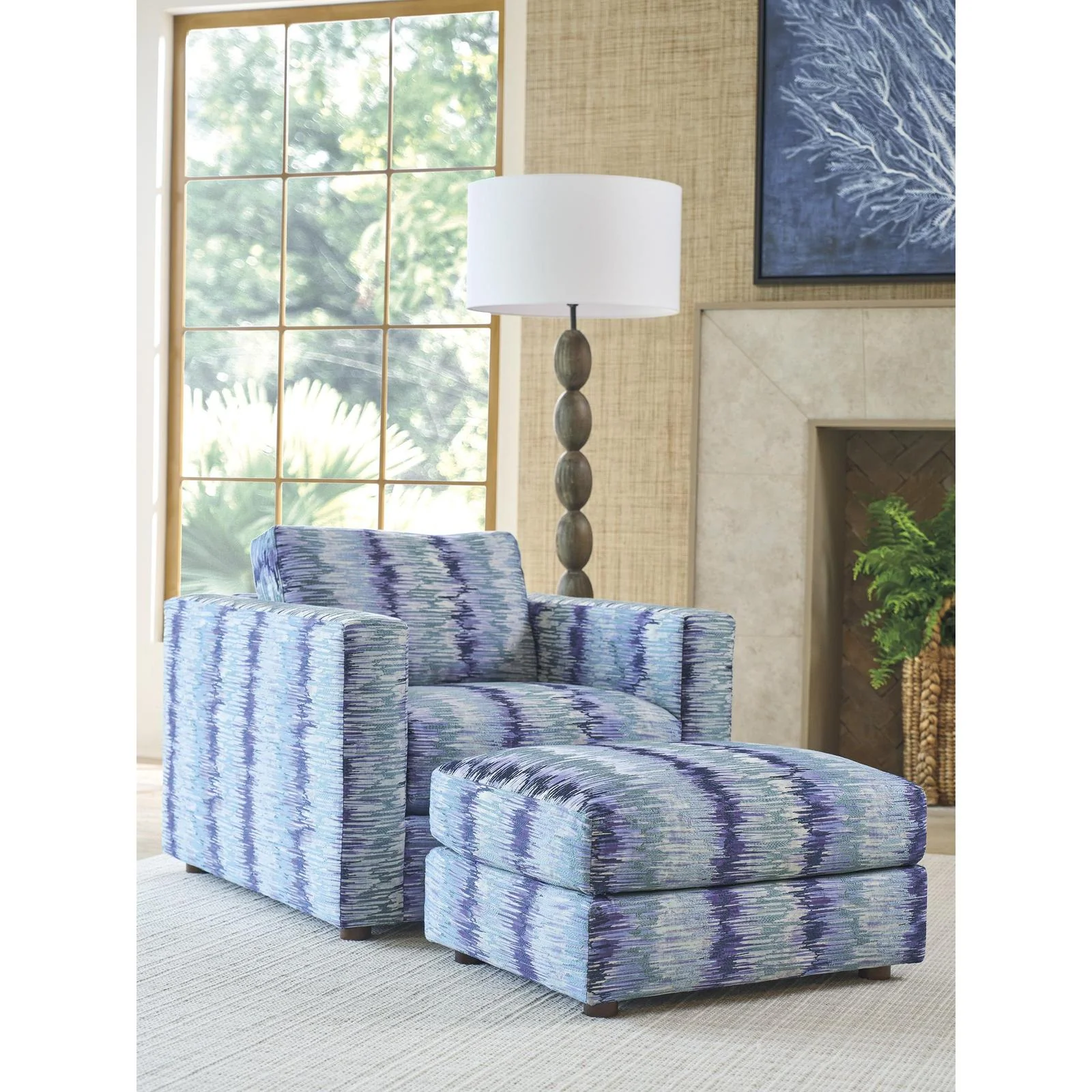 Tommy Bahama Home Key Biscayne Granville Ottoman - Image 2