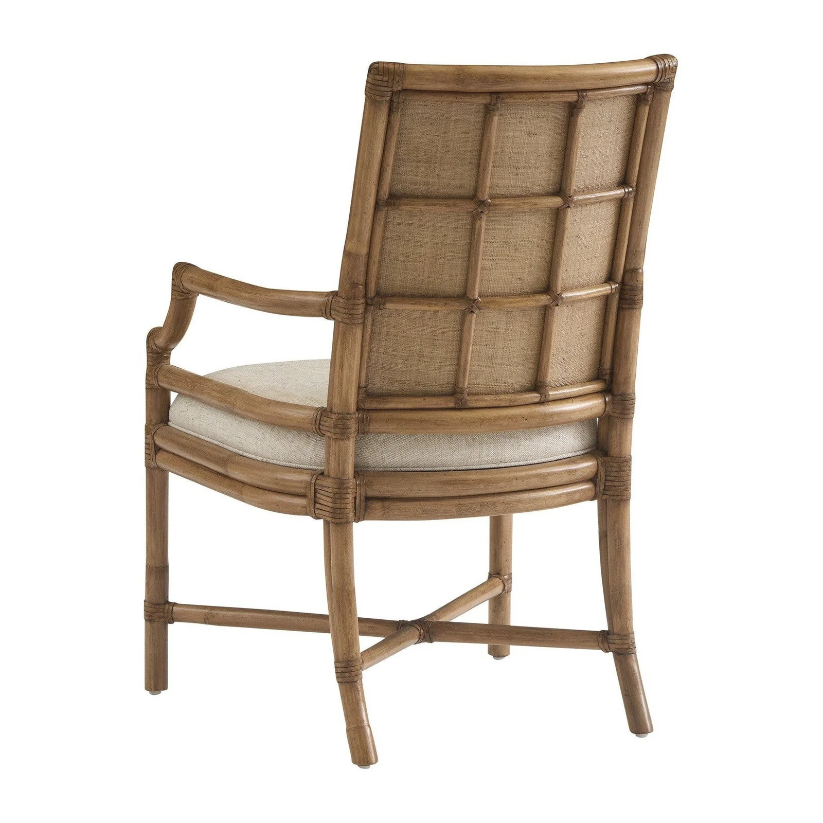 Tommy Bahama Home Key Biscayne Oceanside Rattan Arm Chair - Image 4