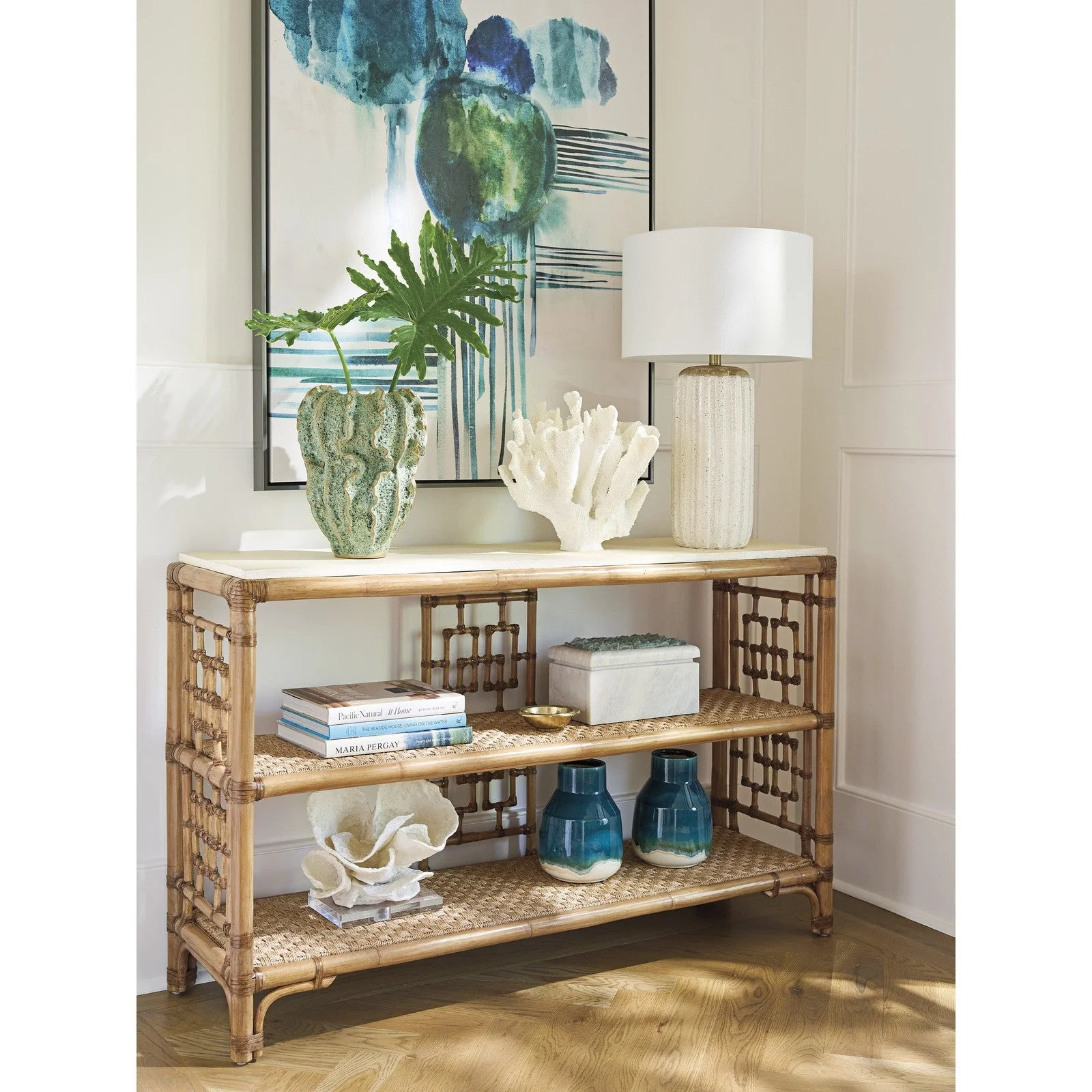 Tommy Bahama Home Key Biscayne Sailfish Console Table - Image 2