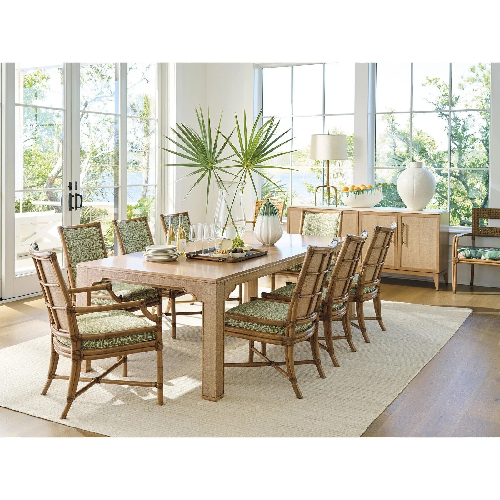 Tommy Bahama Home Key Biscayne Sandy Lane Dining Table - Image 2