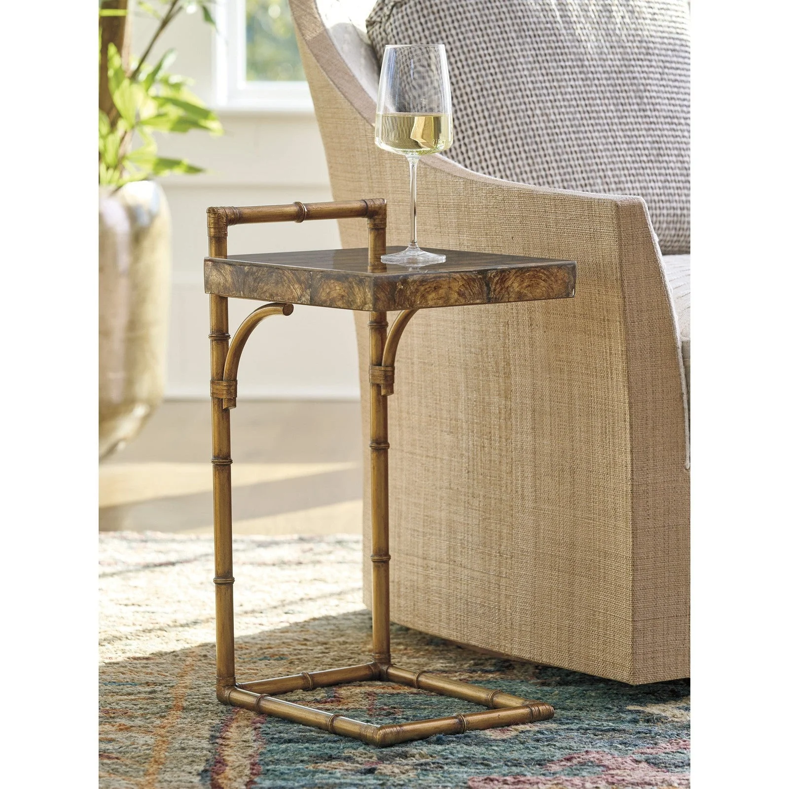 Tommy Bahama Home Key Biscayne Yellowfin Accent Table - Image 2