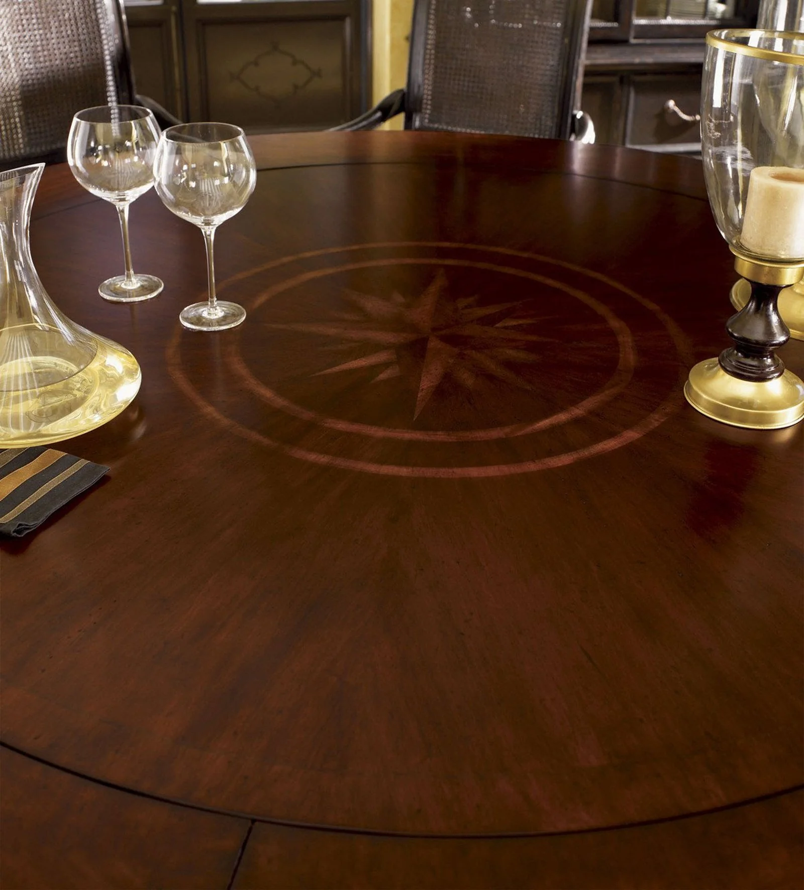 Tommy Bahama Home Kingstown Bonaire Round Dining Table - Image 4