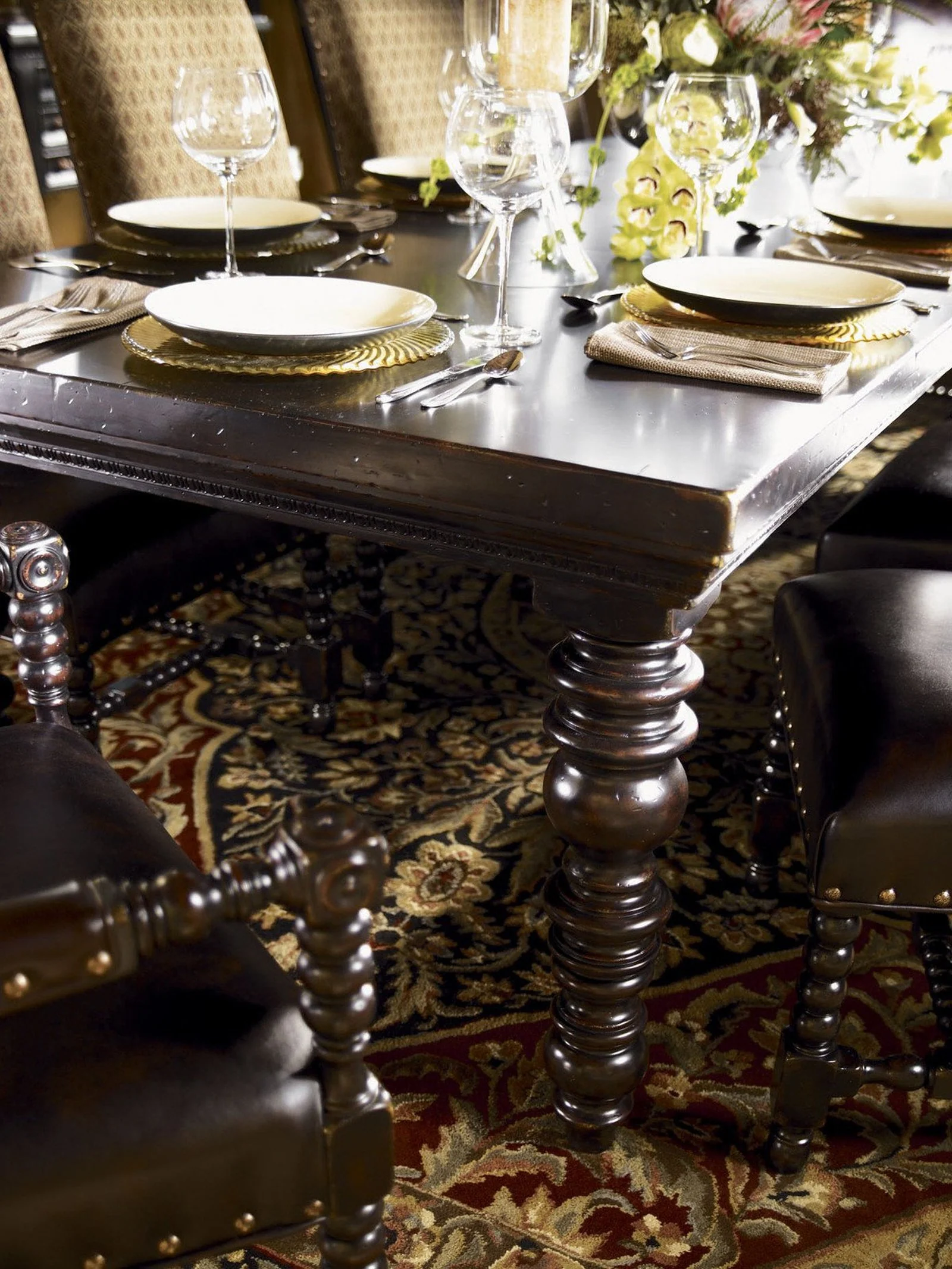 Tommy Bahama Home Kingstown Pembroke Rectangular Dining Table - Image 4