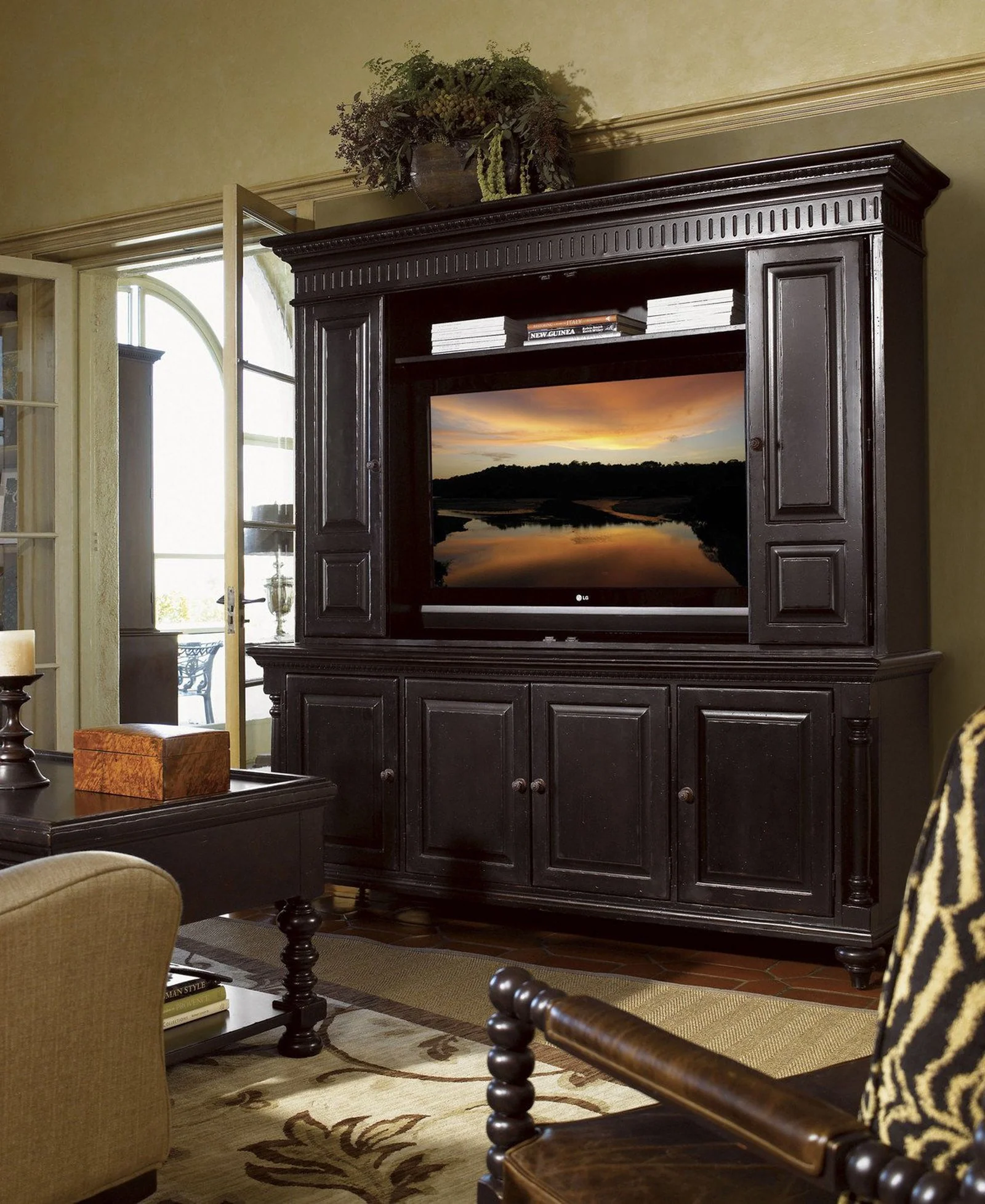 Tommy Bahama Home Kingstown Wellington Media Console With Deck - Image 2