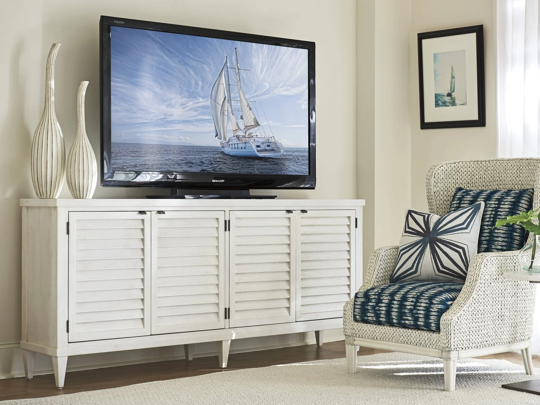 Tommy Bahama Home Ocean Breeze Lantern Bay Media Console - Image 2