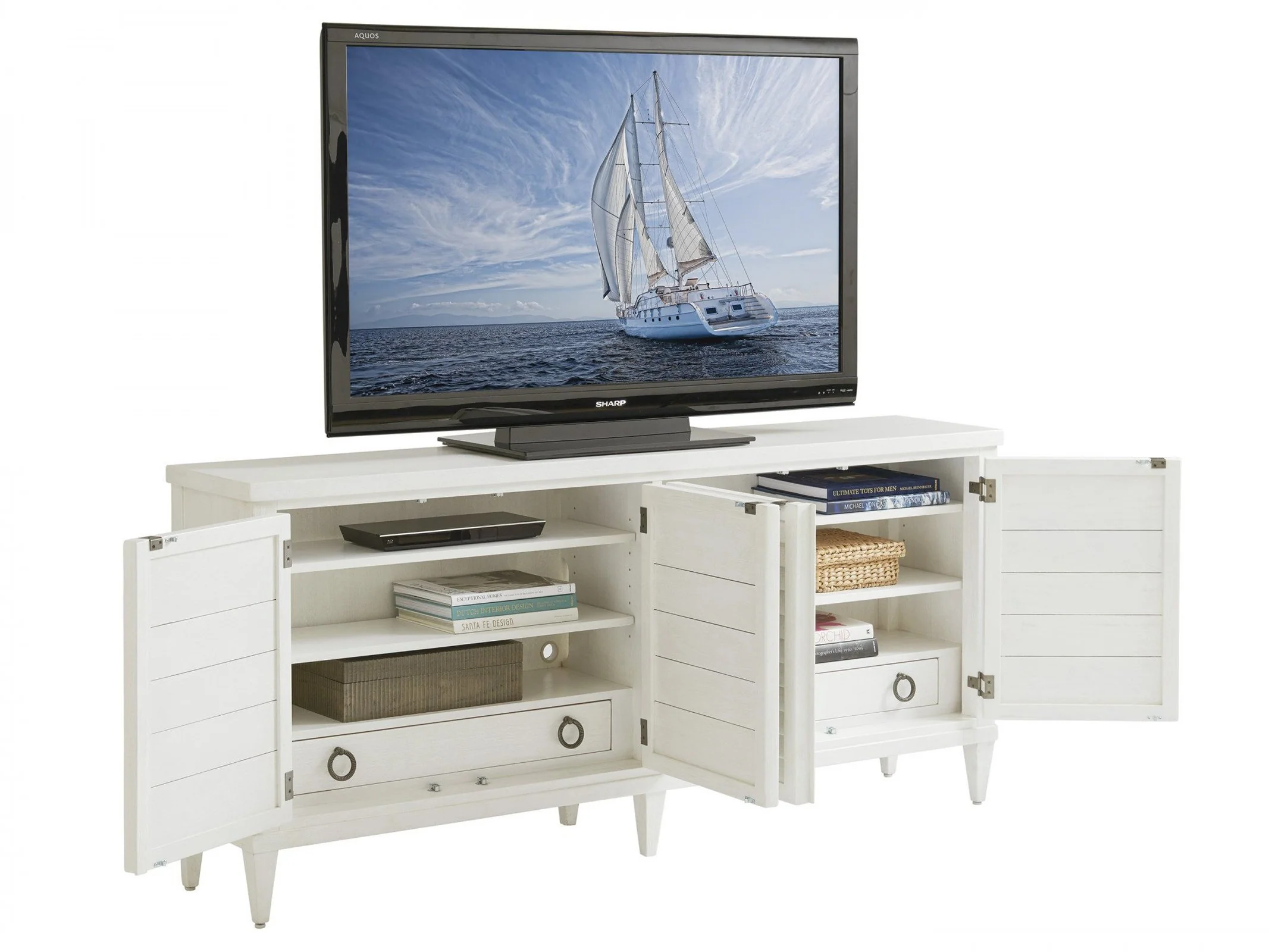 Tommy Bahama Home Ocean Breeze Lantern Bay Media Console - Image 3