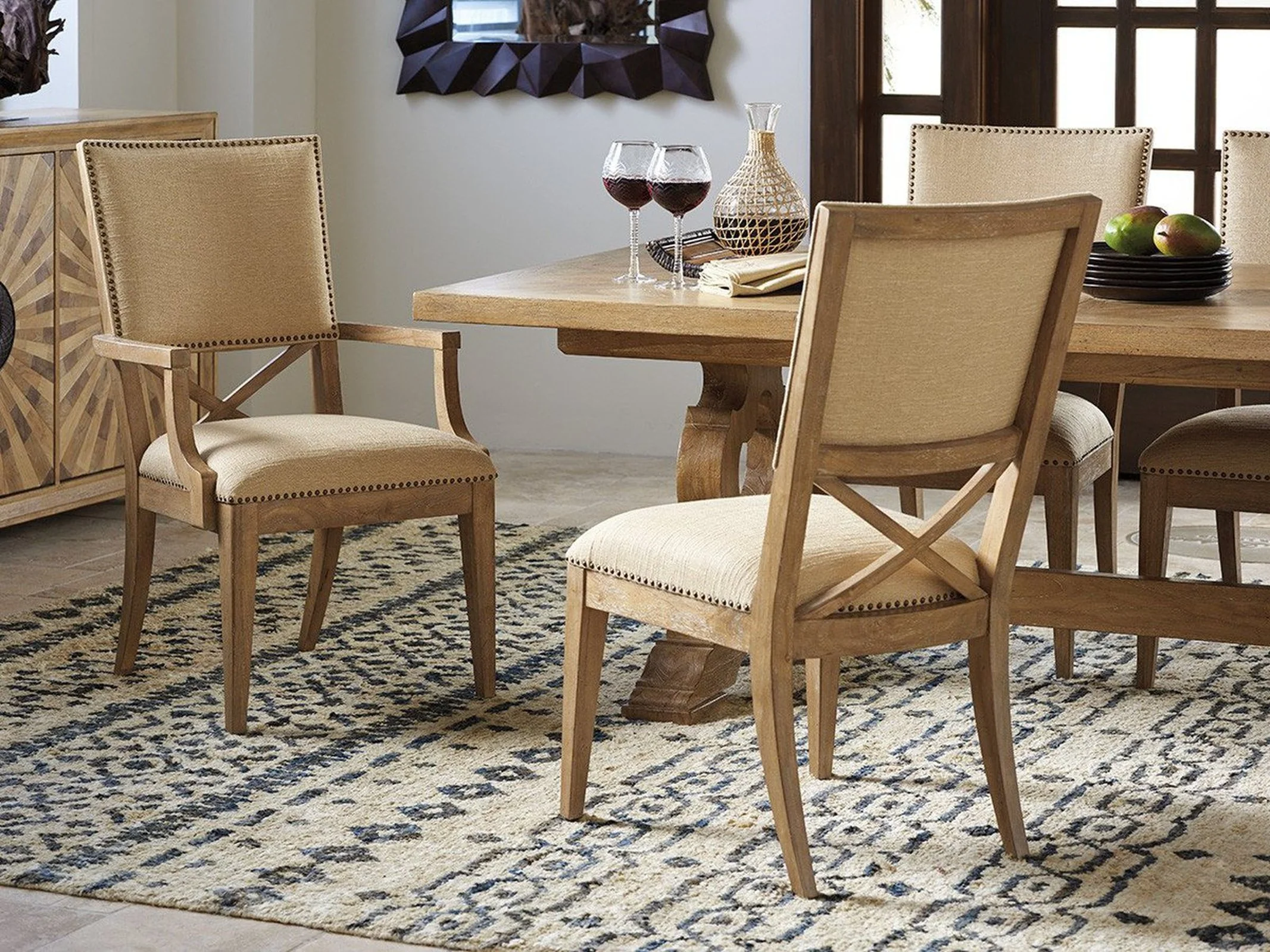 Tommy Bahama Home Los Altos Alderman Upholstered Arm Chair As Shown - Image 4