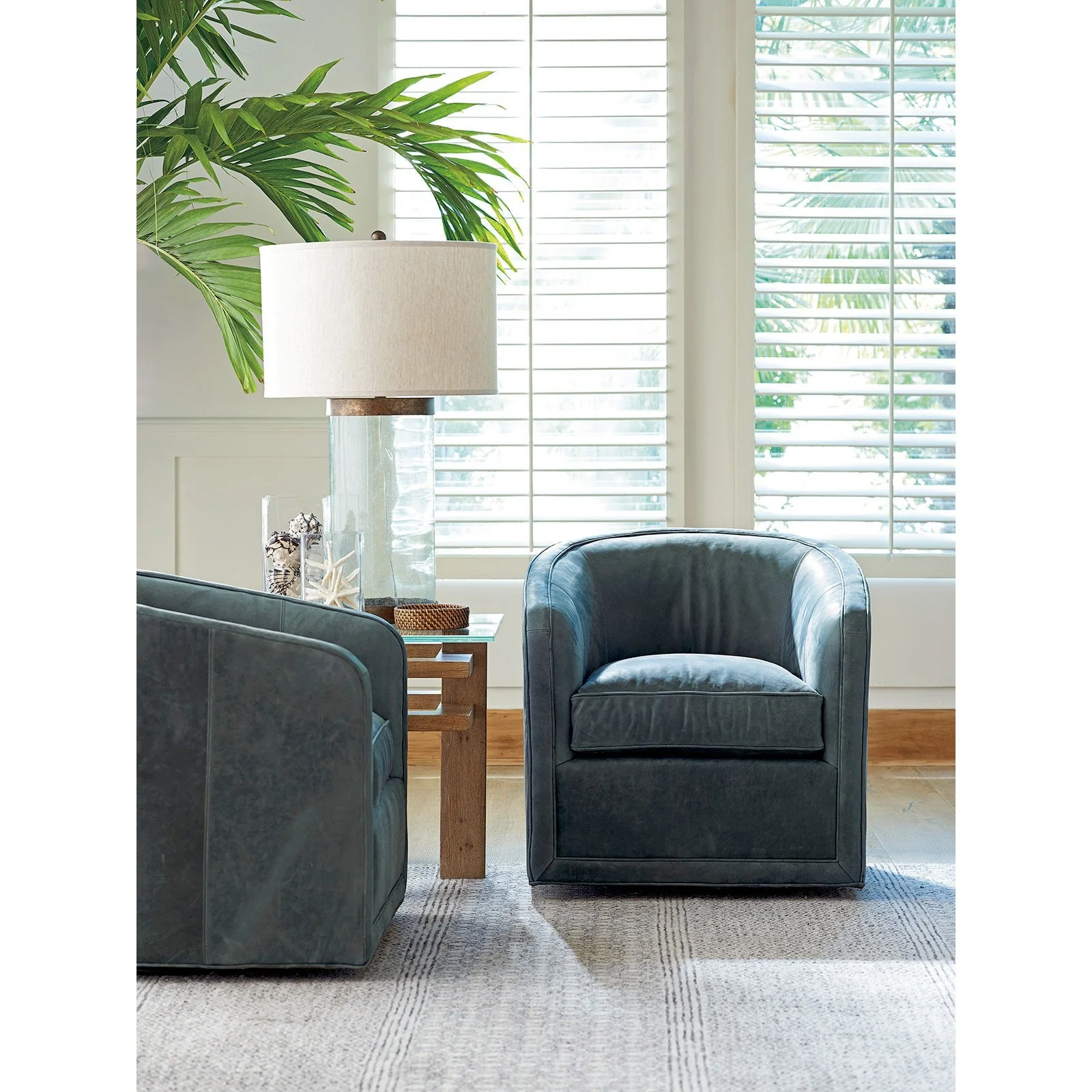 Tommy Bahama Home Los Altos Colton Swivel Chair - 31.5 Inch - Image 5