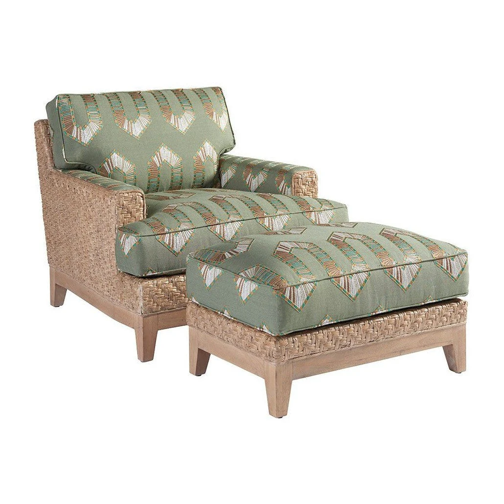 Tommy Bahama Home Los Altos Danville Ottoman - 29 Inch - Image 3