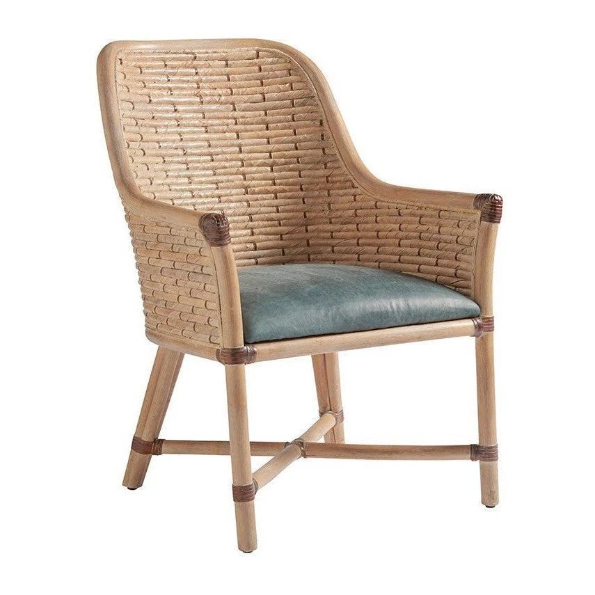 Tommy Bahama Home Los Altos Keeling Woven Arm Chair - Image 5