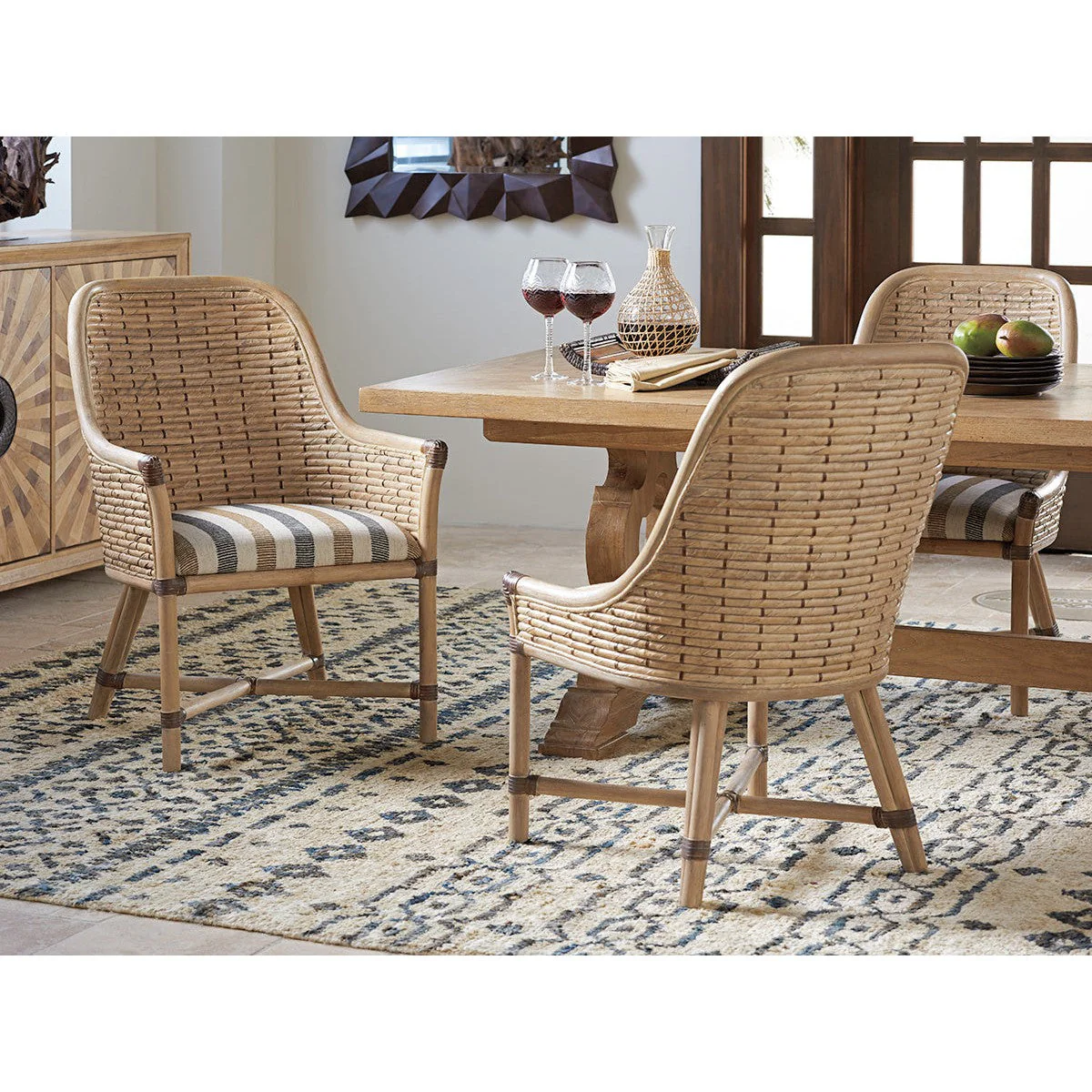 Tommy Bahama Home Los Altos Keeling Woven Side Chair - Image 2