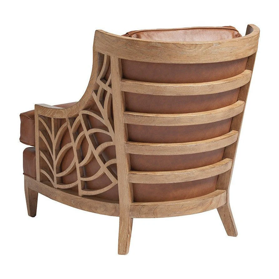 Tommy Bahama Home Los Altos Marion Leather Chair - Image 3