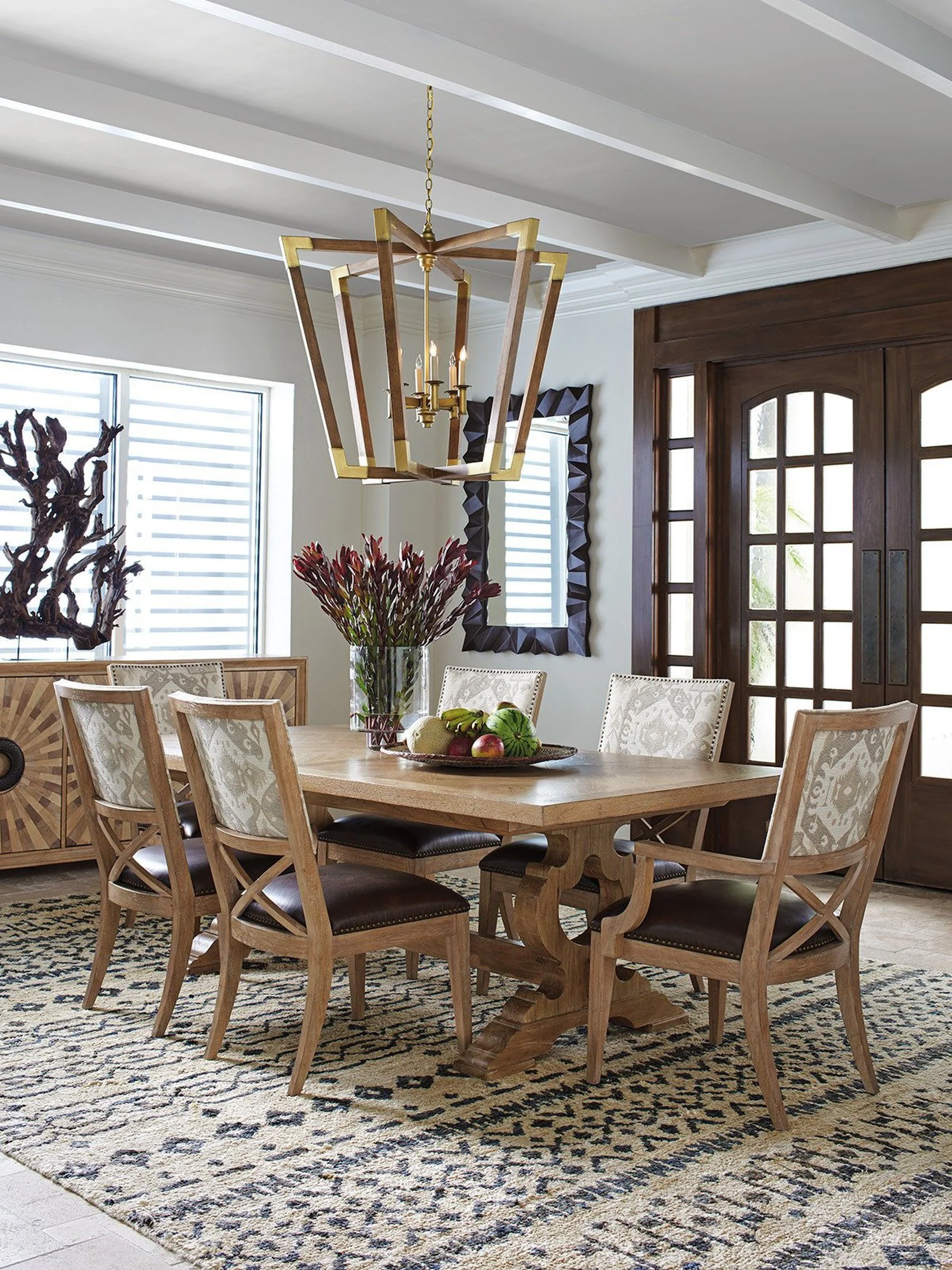Tommy Bahama Home Los Altos Alderman Upholstered Arm Chair Customizable - Image 7