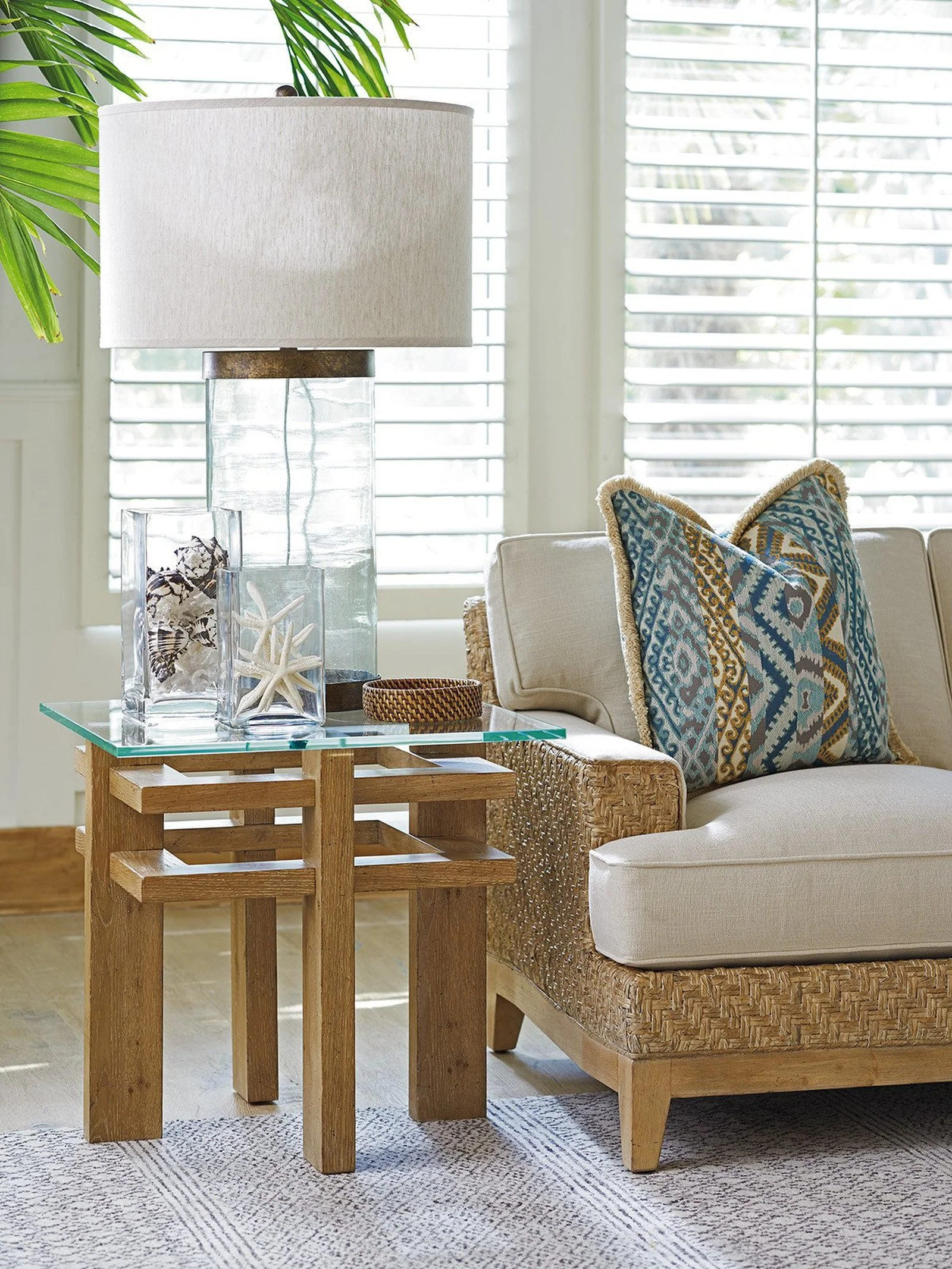 Tommy Bahama Home Los Altos Calcutta Square End Table - Image 2