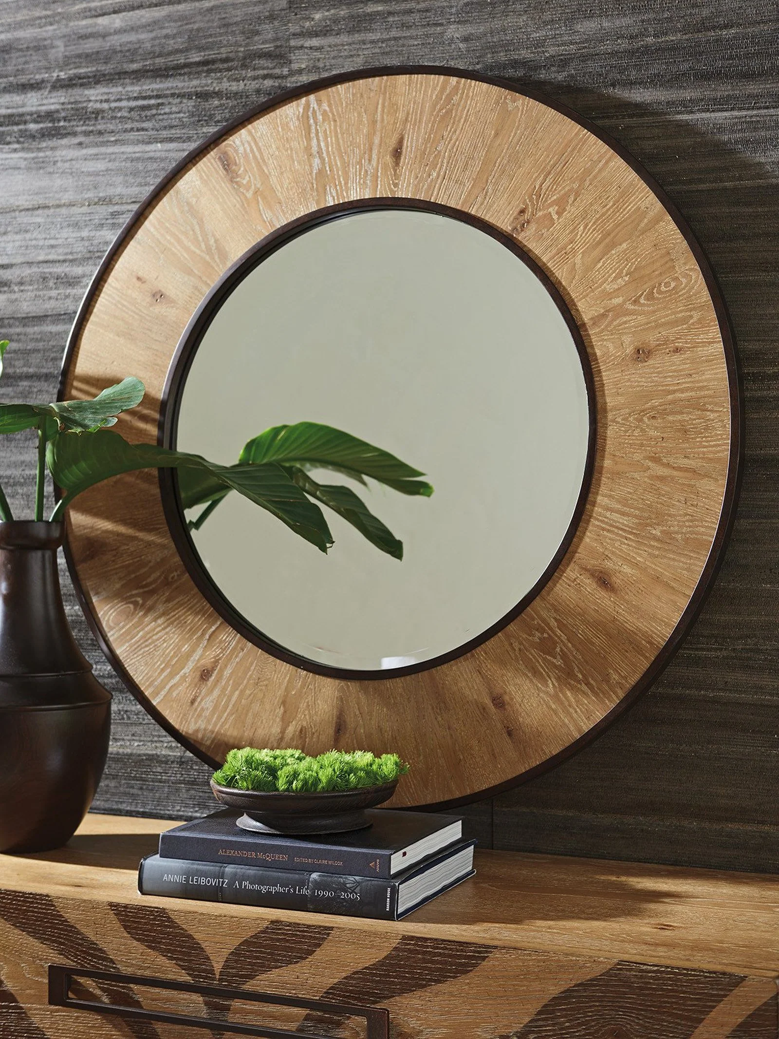 Tommy Bahama Home Los Altos Carins Round Mirror - Image 2