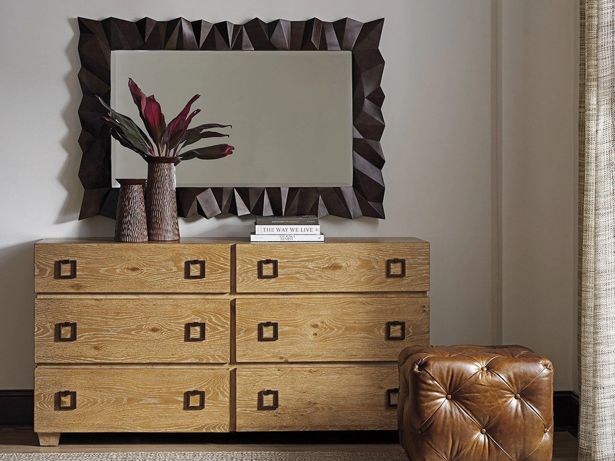 Tommy Bahama Home Los Altos Carlisle Rectangular Mirror - Image 3