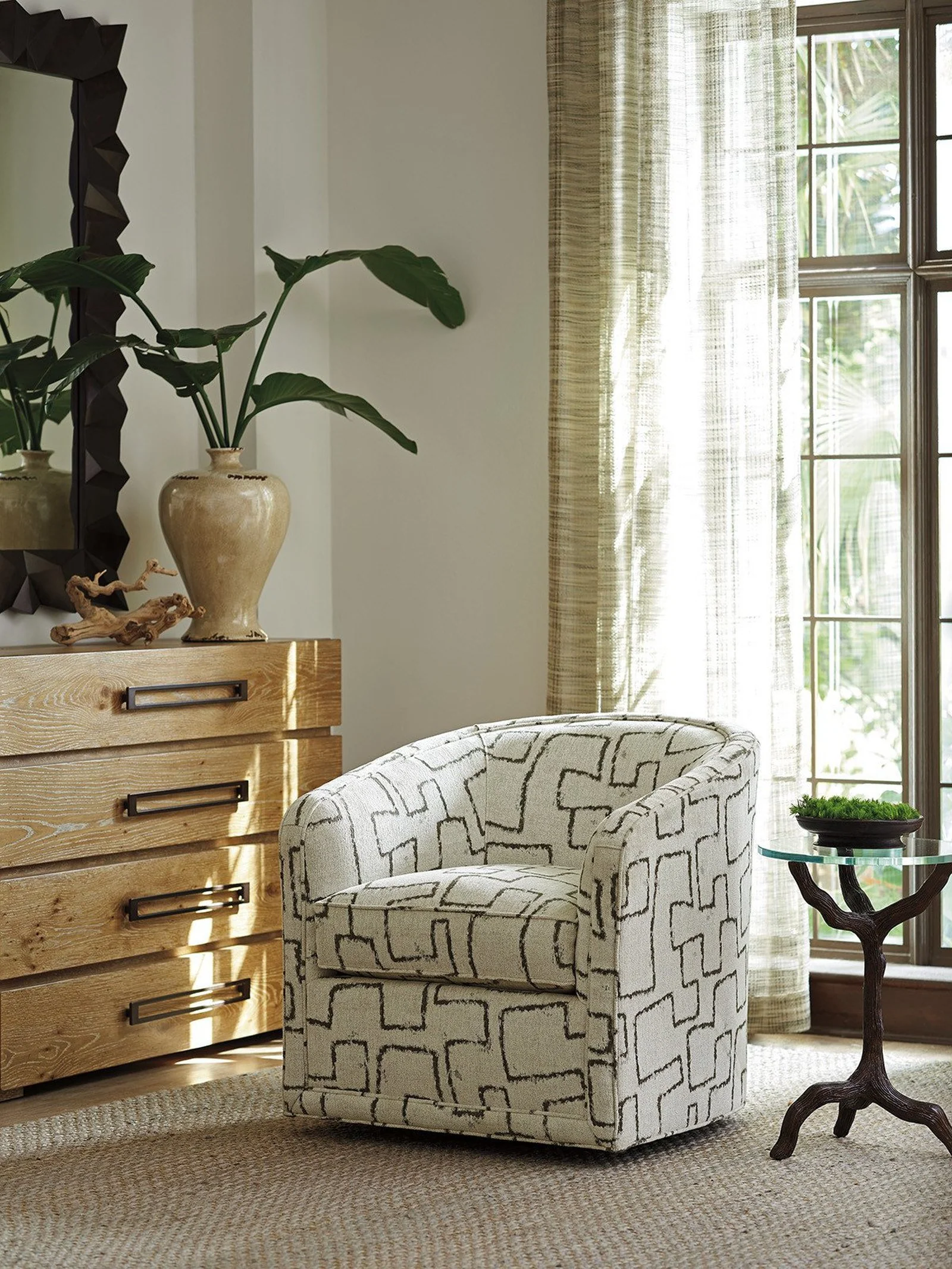 Tommy Bahama Home Los Altos Colton Swivel Chair - Image 2