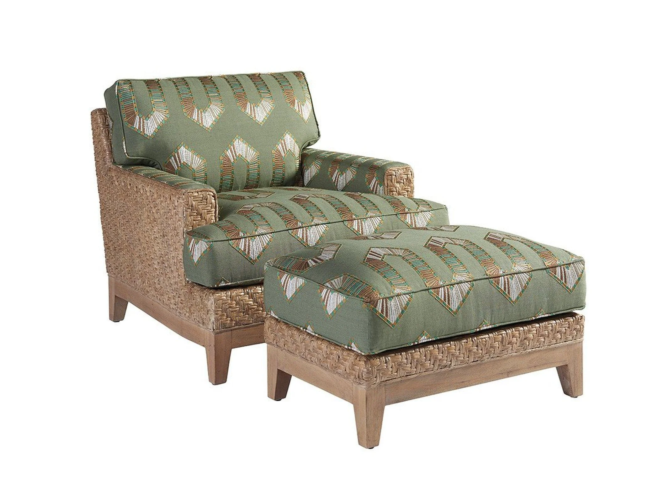 Tommy Bahama Home Los Altos Danville Ottoman - Image 3