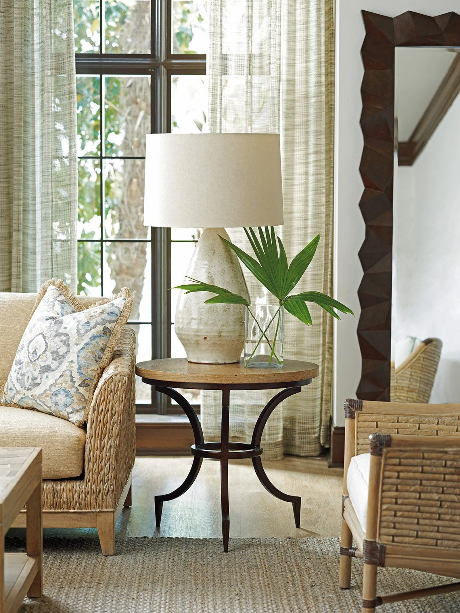 Tommy Bahama Home Los Altos Flemming Round End Table - Image 4