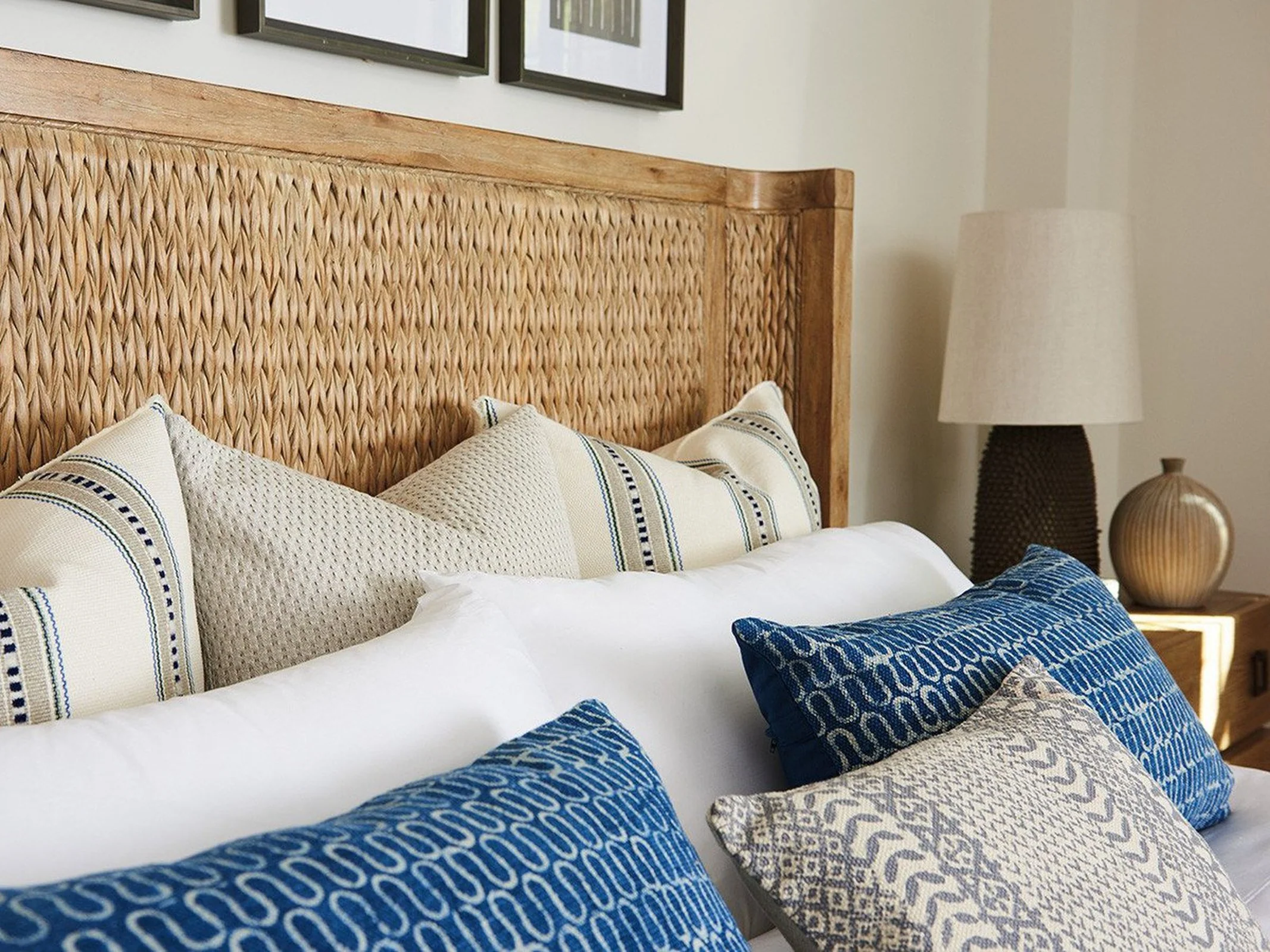 Tommy Bahama Home Los Altos Ivory Coast Woven Bed - Image 5