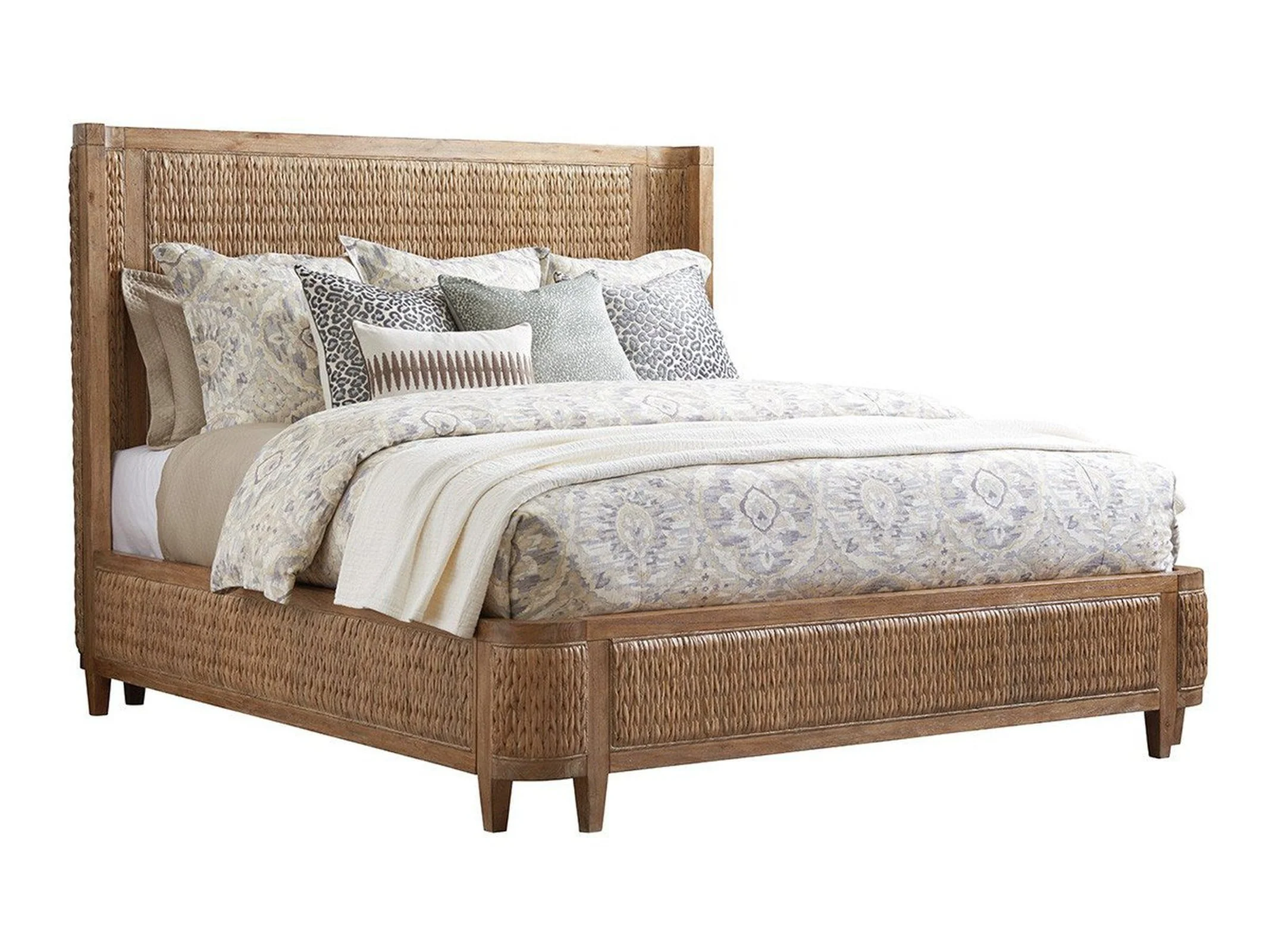 Tommy Bahama Home Los Altos Ivory Coast Woven Bed - Image 7