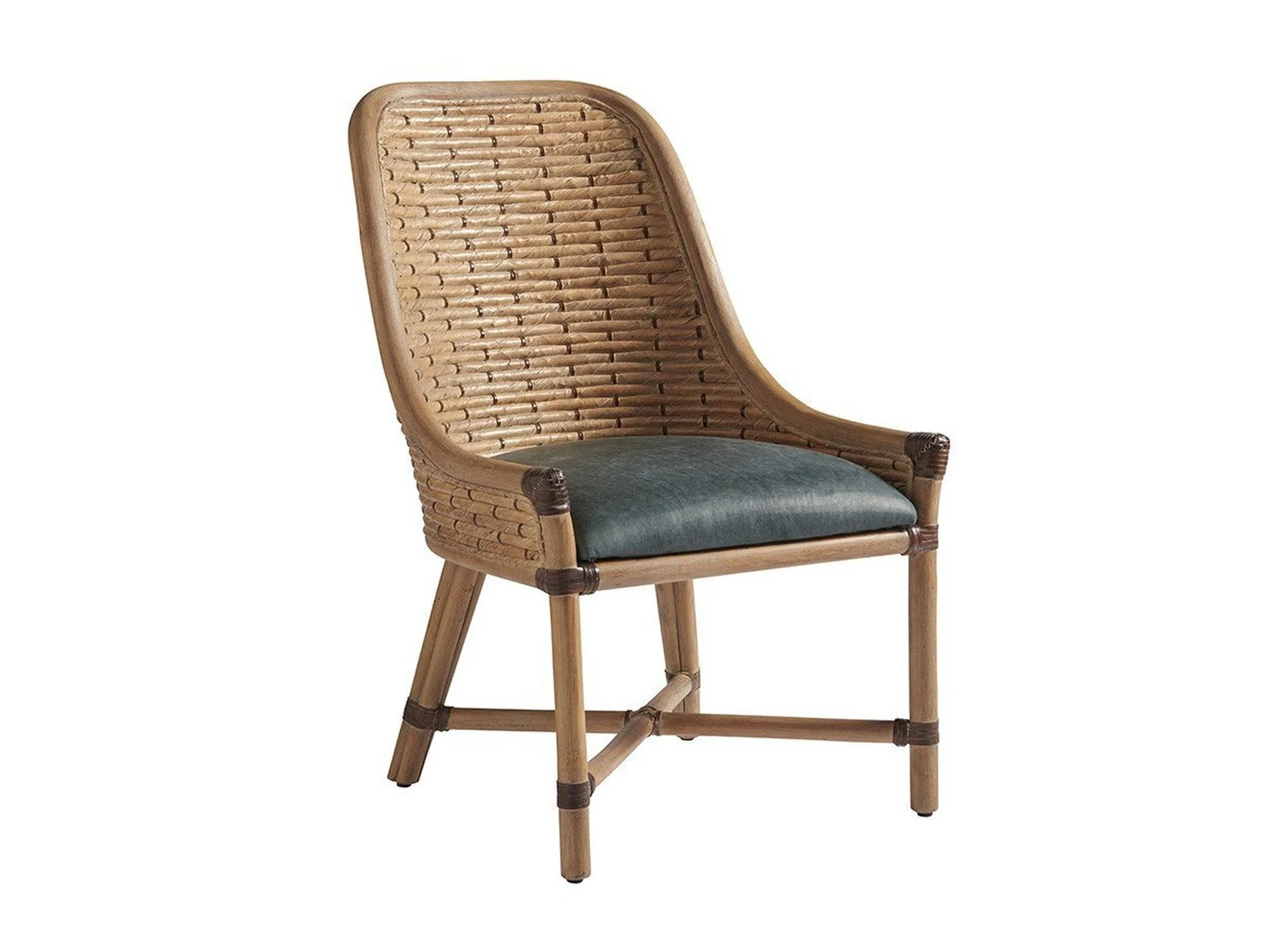 Tommy Bahama Home Los Altos Keeling Woven Side Chair Customizable - Image 5