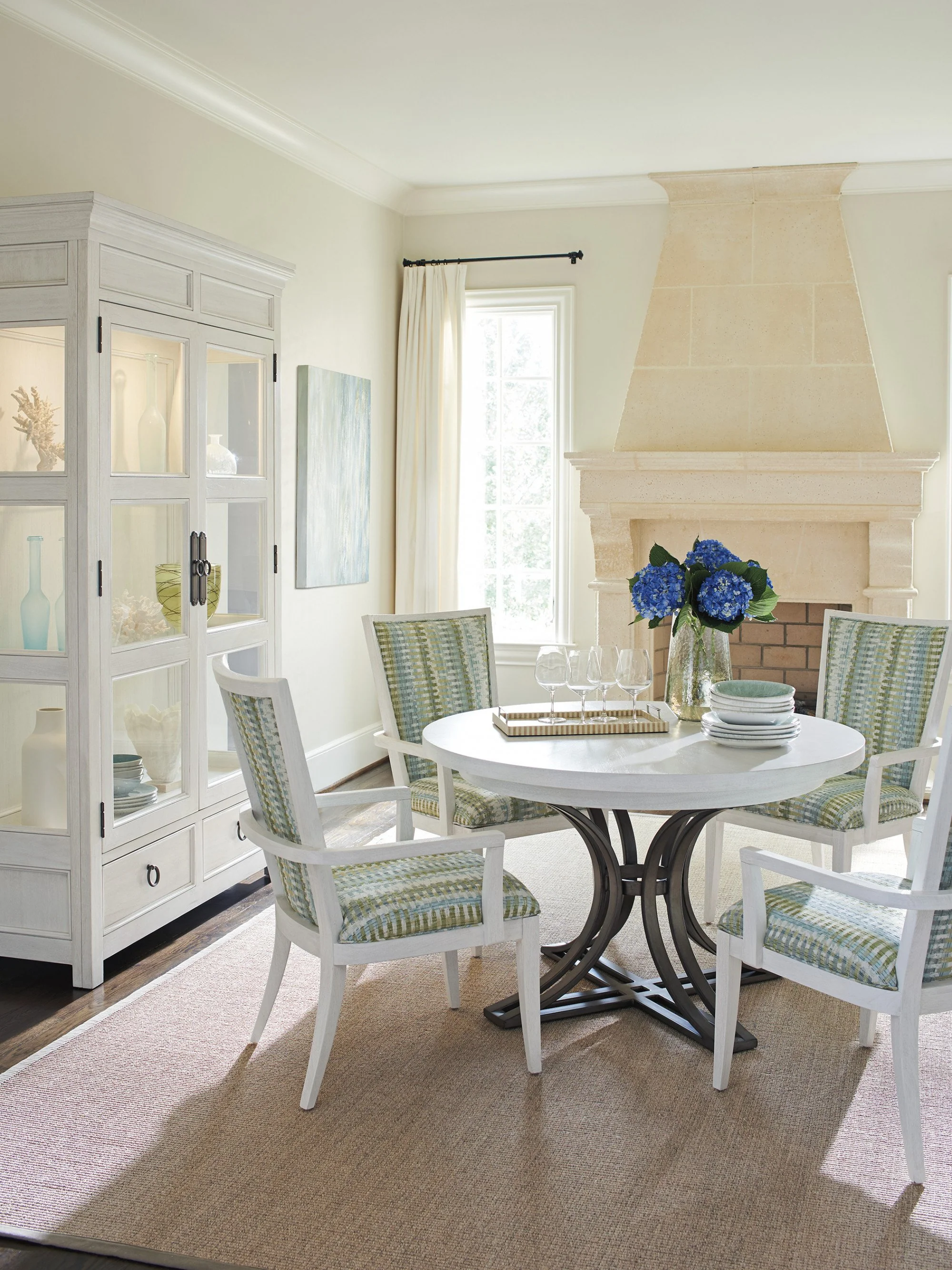 Tommy Bahama Home Ocean Breeze Marsh Creek Round Dining Table - Image 3