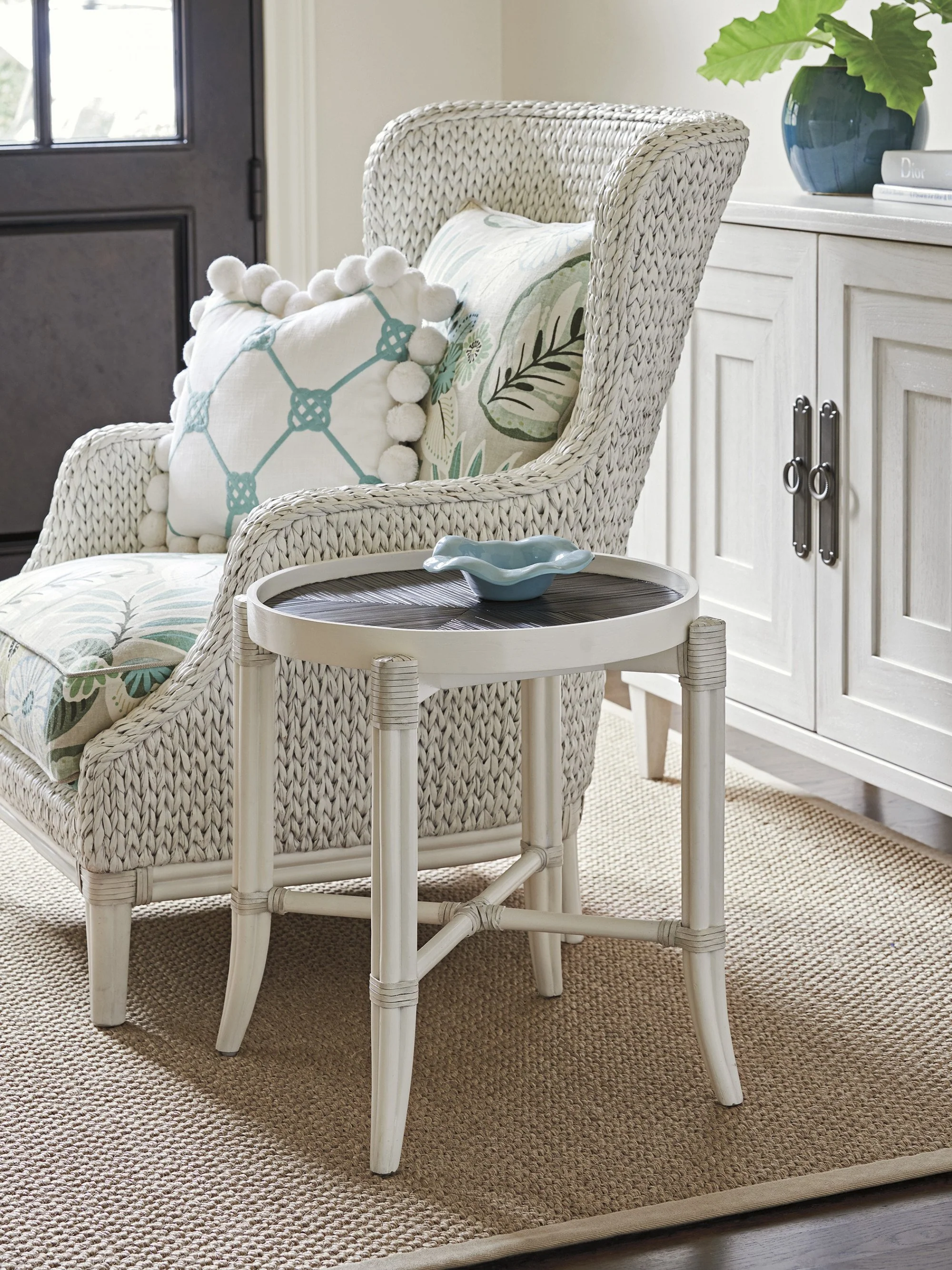 Tommy Bahama Home Ocean Breeze Neptune Round End Table - Image 2