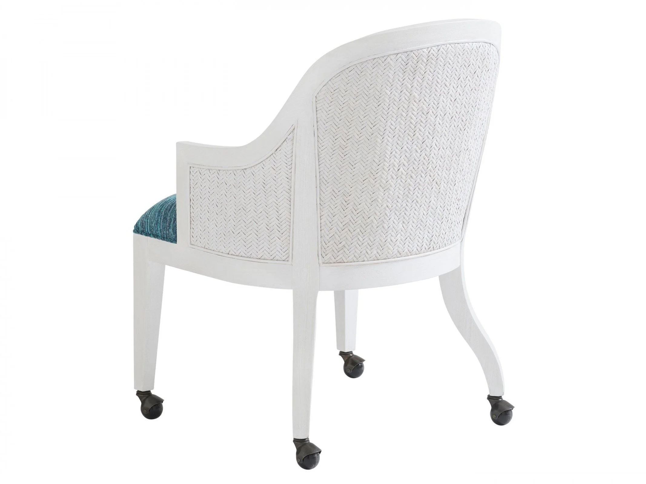 Tommy Bahama Home Ocean Breeze Bayview Arm Chair With Casters As Shown - Image 6
