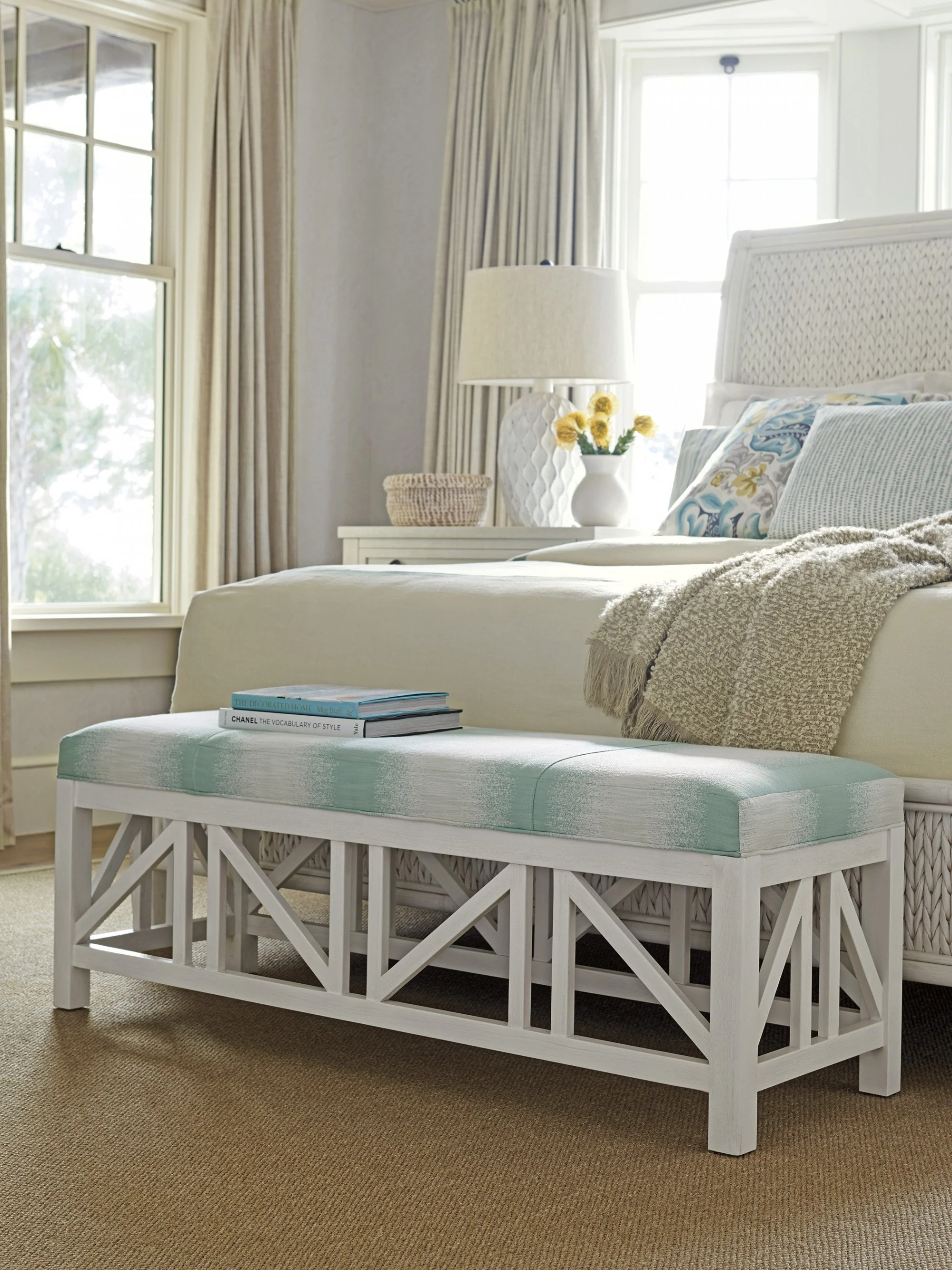 Tommy Bahama Home Ocean Breeze Birkdale Bench - Image 4