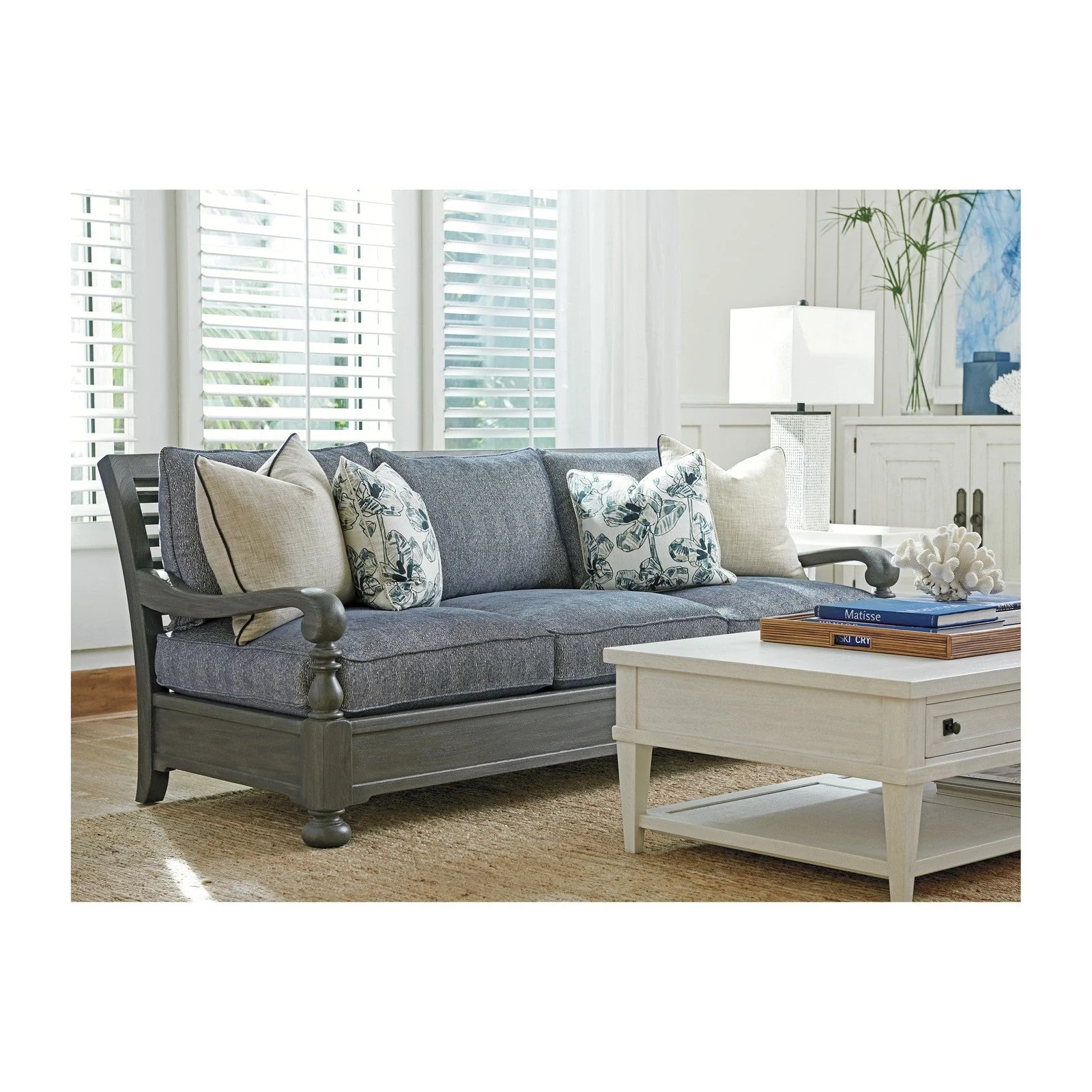 Tommy Bahama Home Ocean Breeze Bluffton Sofa - 88 Inch - Image 2