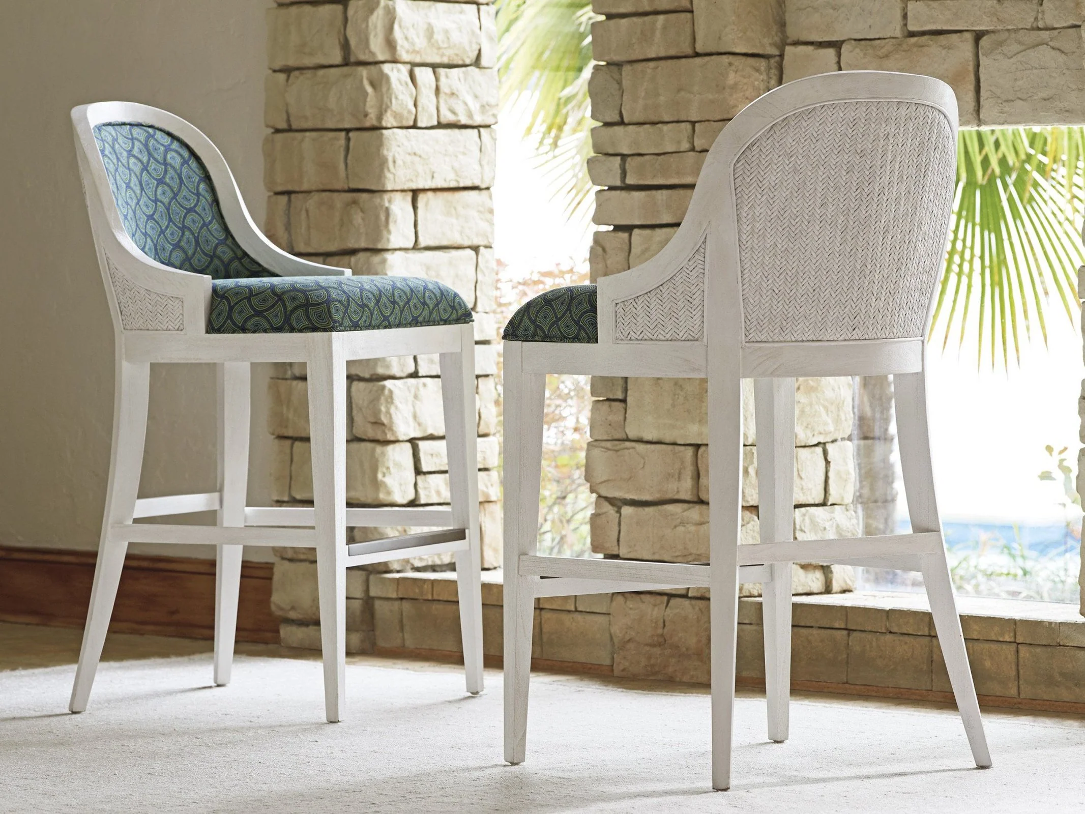 Tommy Bahama Home Ocean Breeze Lantana Bar Stool As Shown - Image 5