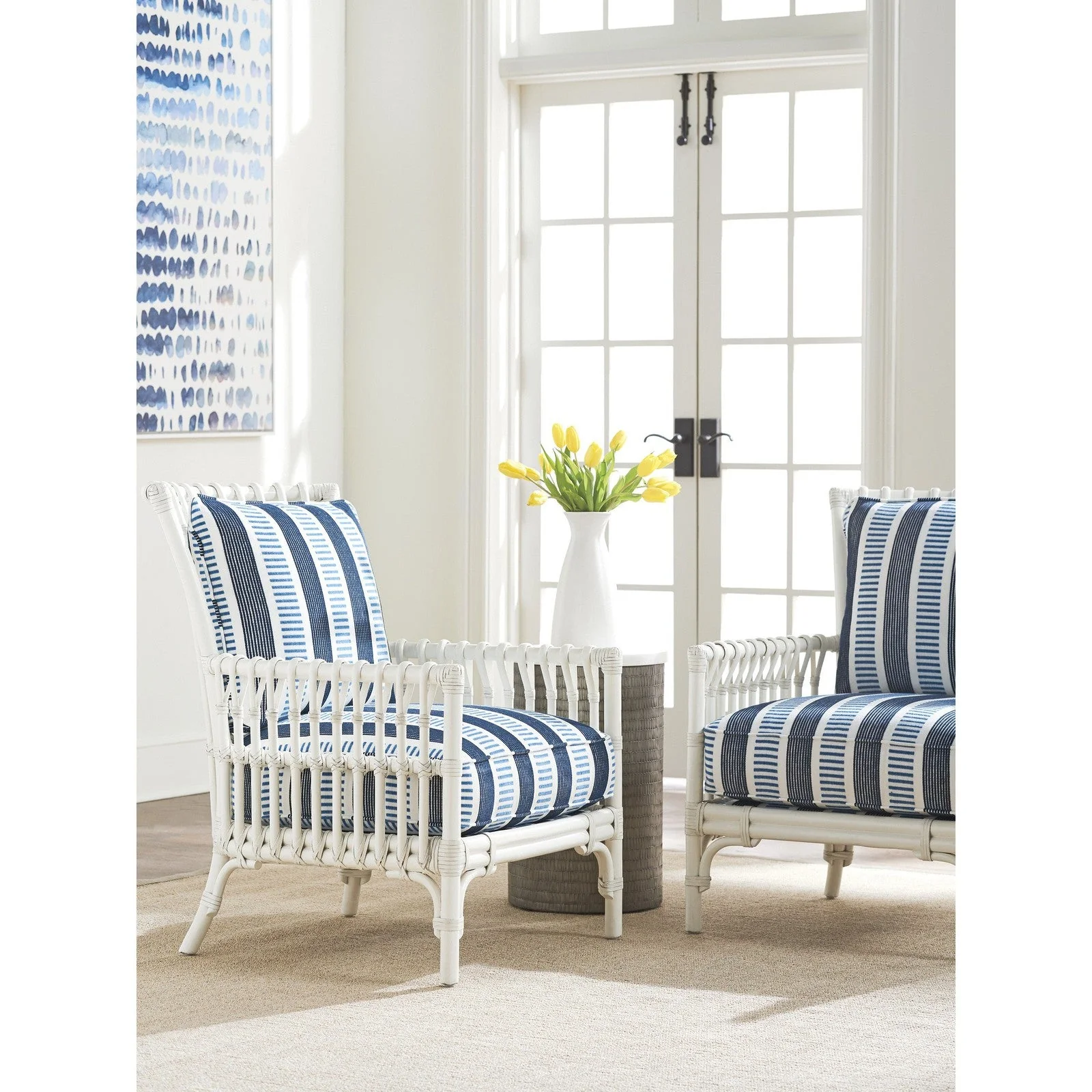 Tommy Bahama Home Ocean Breeze Newcastle Chair - 27.5 Inch - Image 5