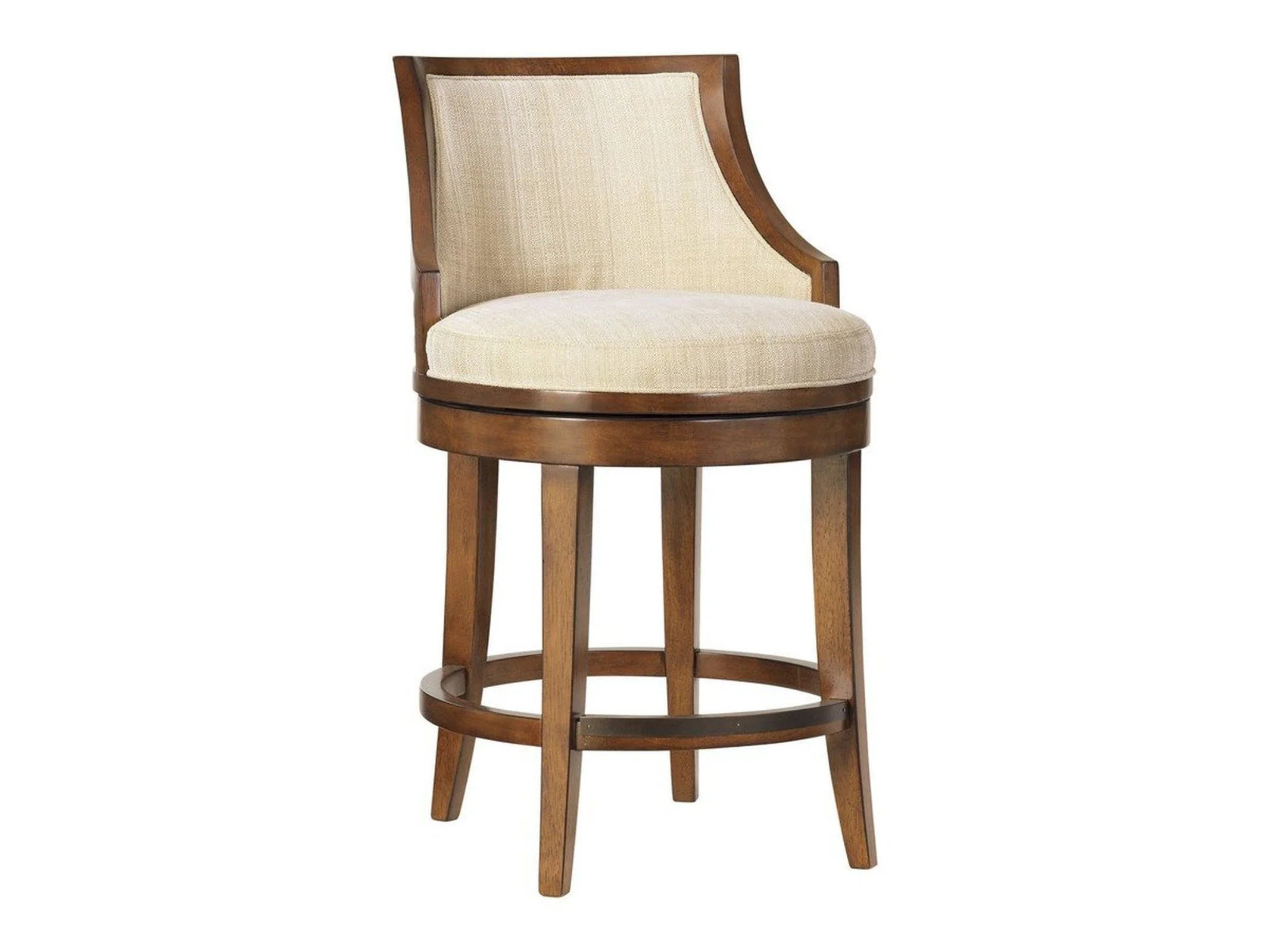 Tommy Bahama Home Ocean Club Cabana Swivel Counter Stool Customizable - Image 4