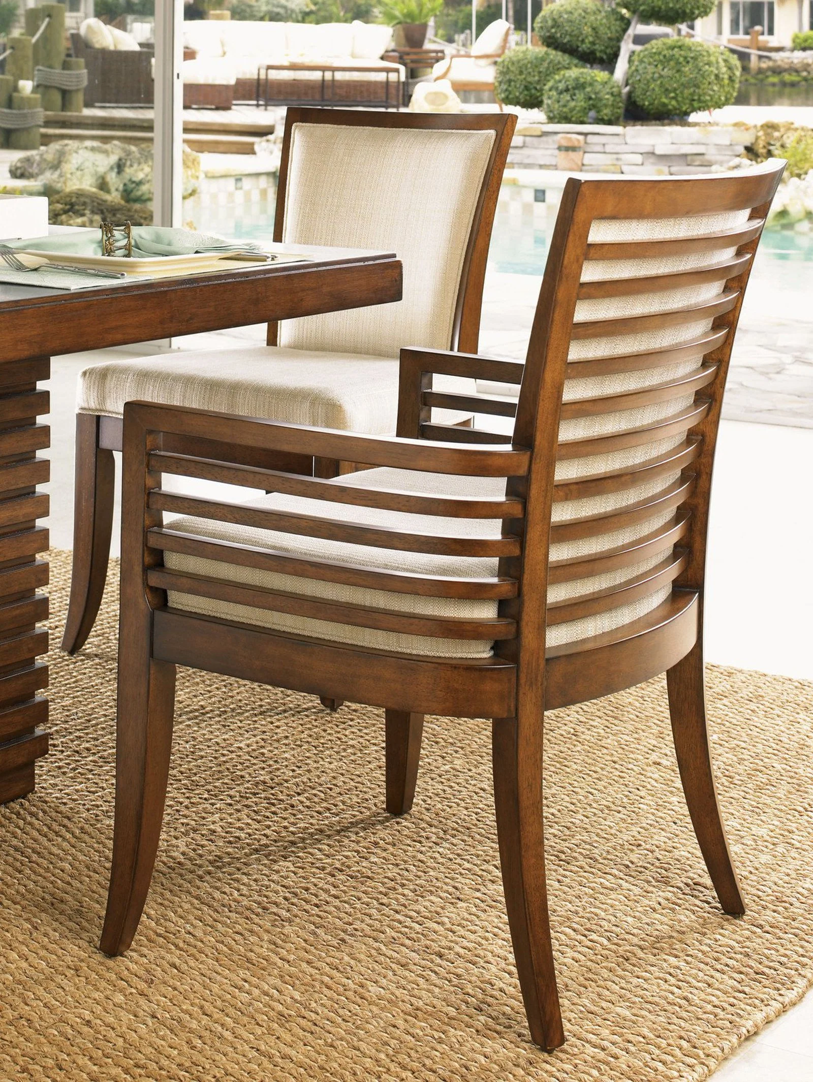 Tommy Bahama Home Ocean Club Kowloon Arm Chair Customizable - Image 2