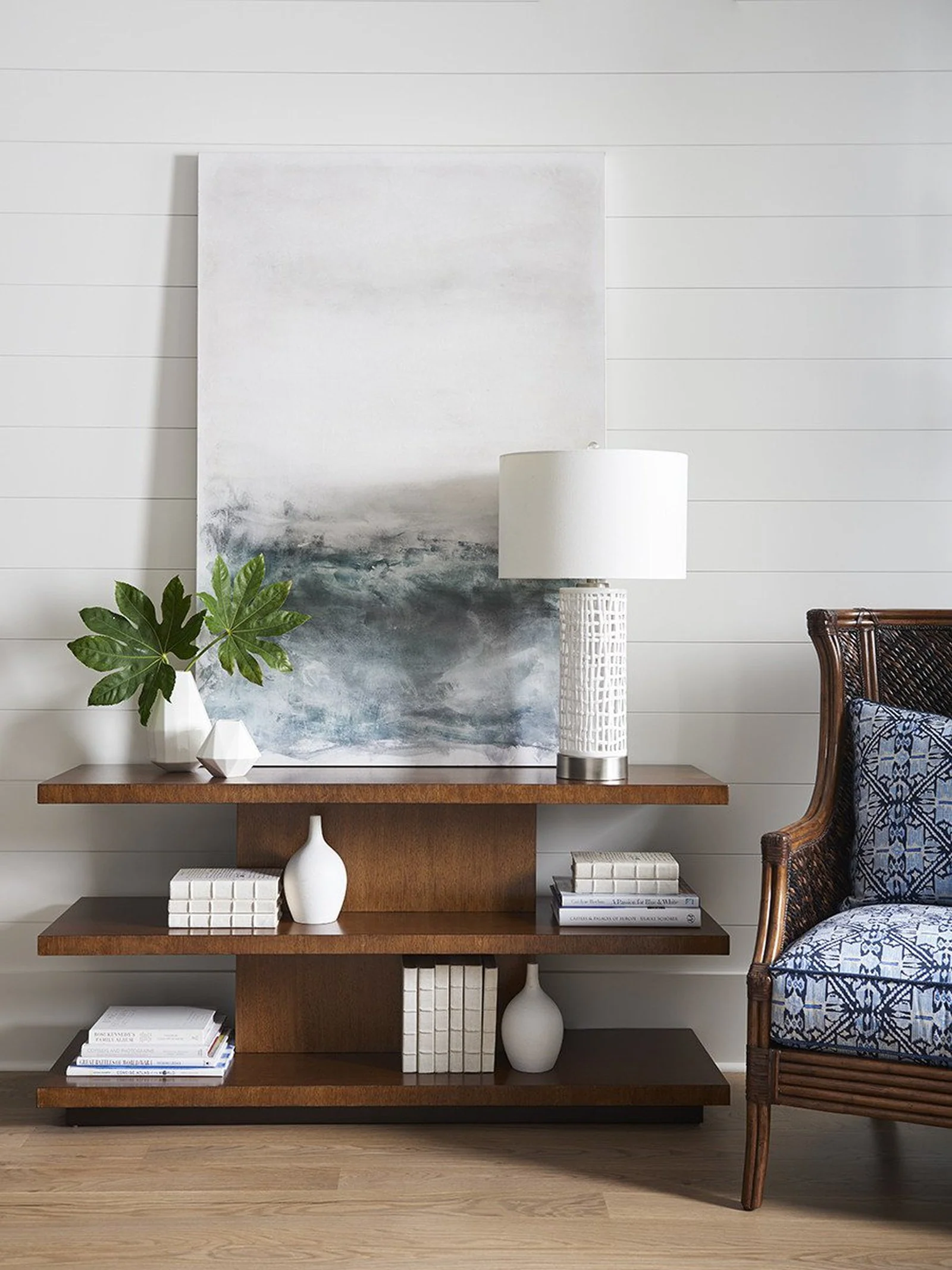 Tommy Bahama Home Ocean Club Lagoon Sofa Table - Image 4